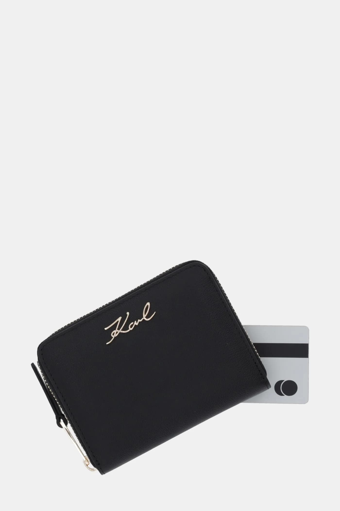 кожаный кошелек K/SIGNATURE - фото 4