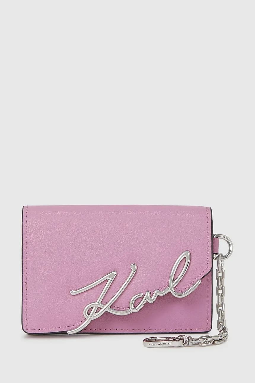 кожаный кошелек K/SIGNATURE
