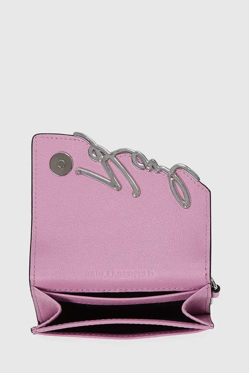 кожаный кошелек K/SIGNATURE - фото 3