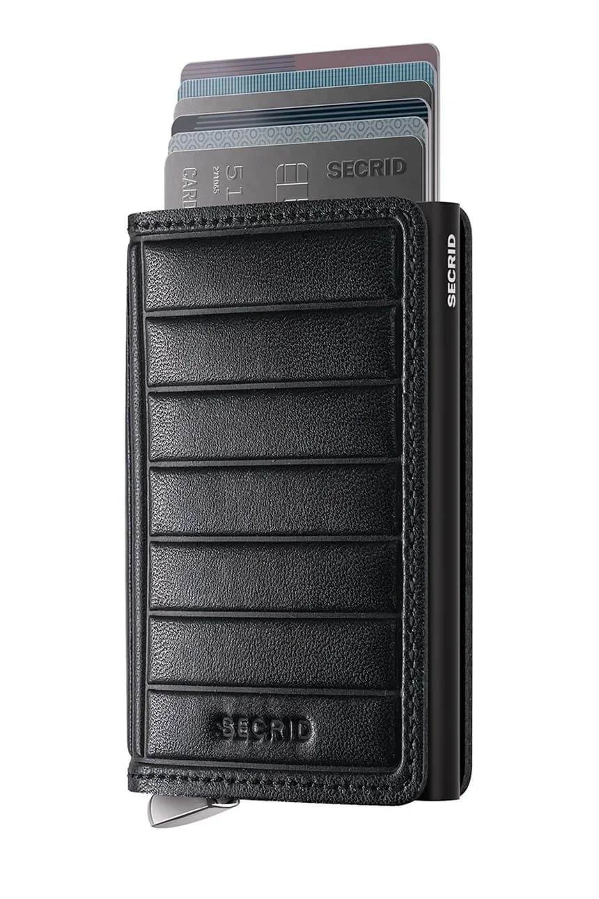 Кожаный кошелек EMBOSS LINES - фото 2