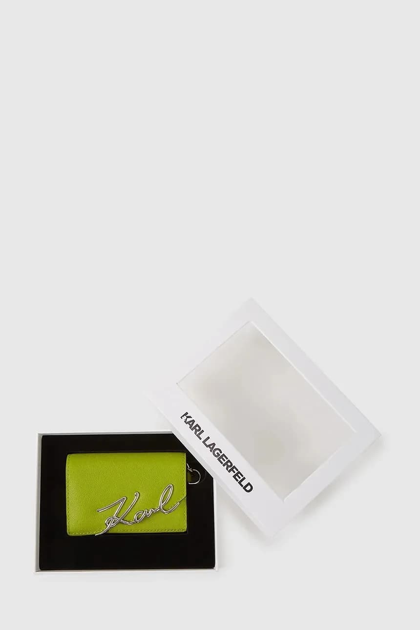 кожаный кошелек K/SIGNATURE - фото 4