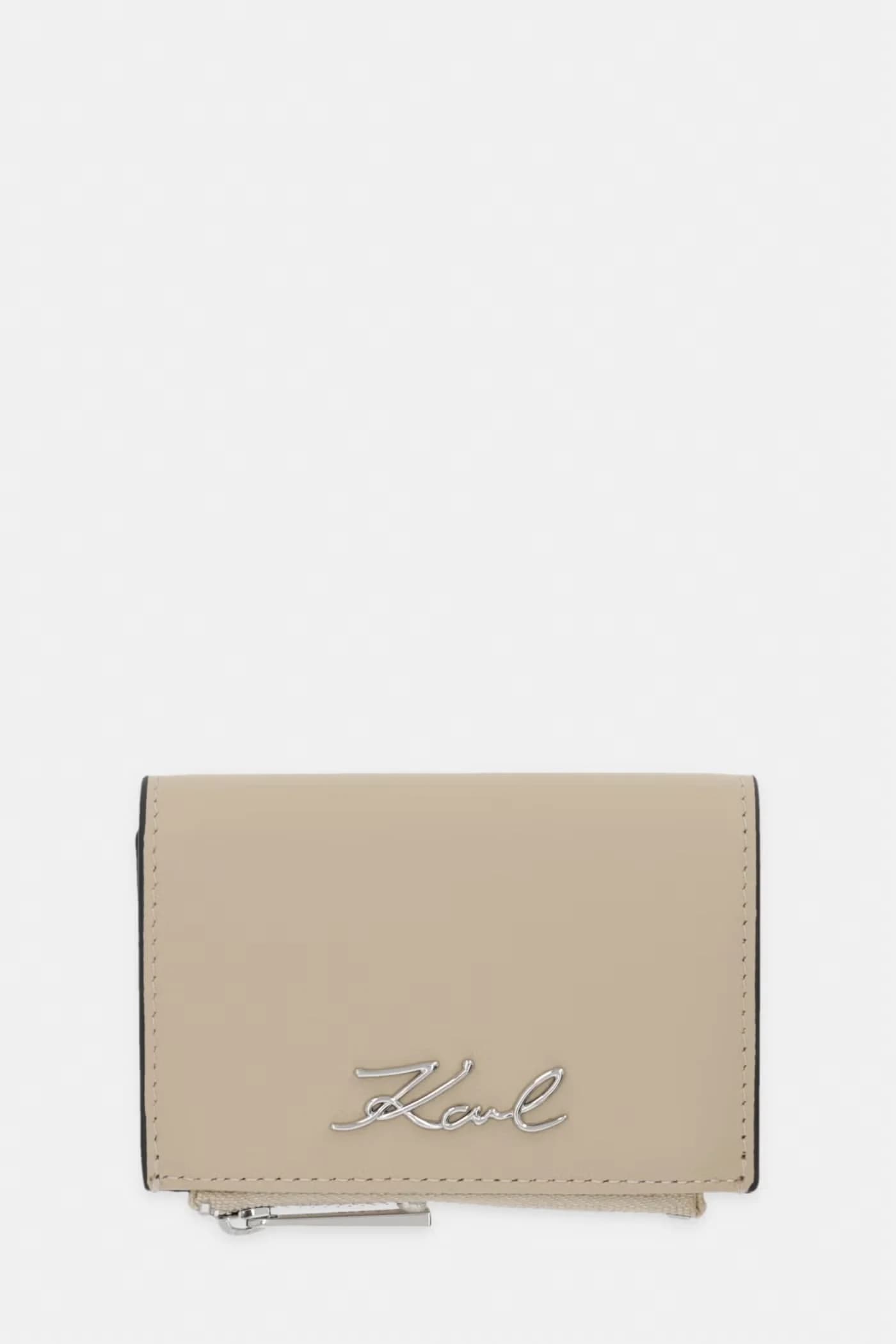 Женский кожаный кошелек K/SIGNATURE