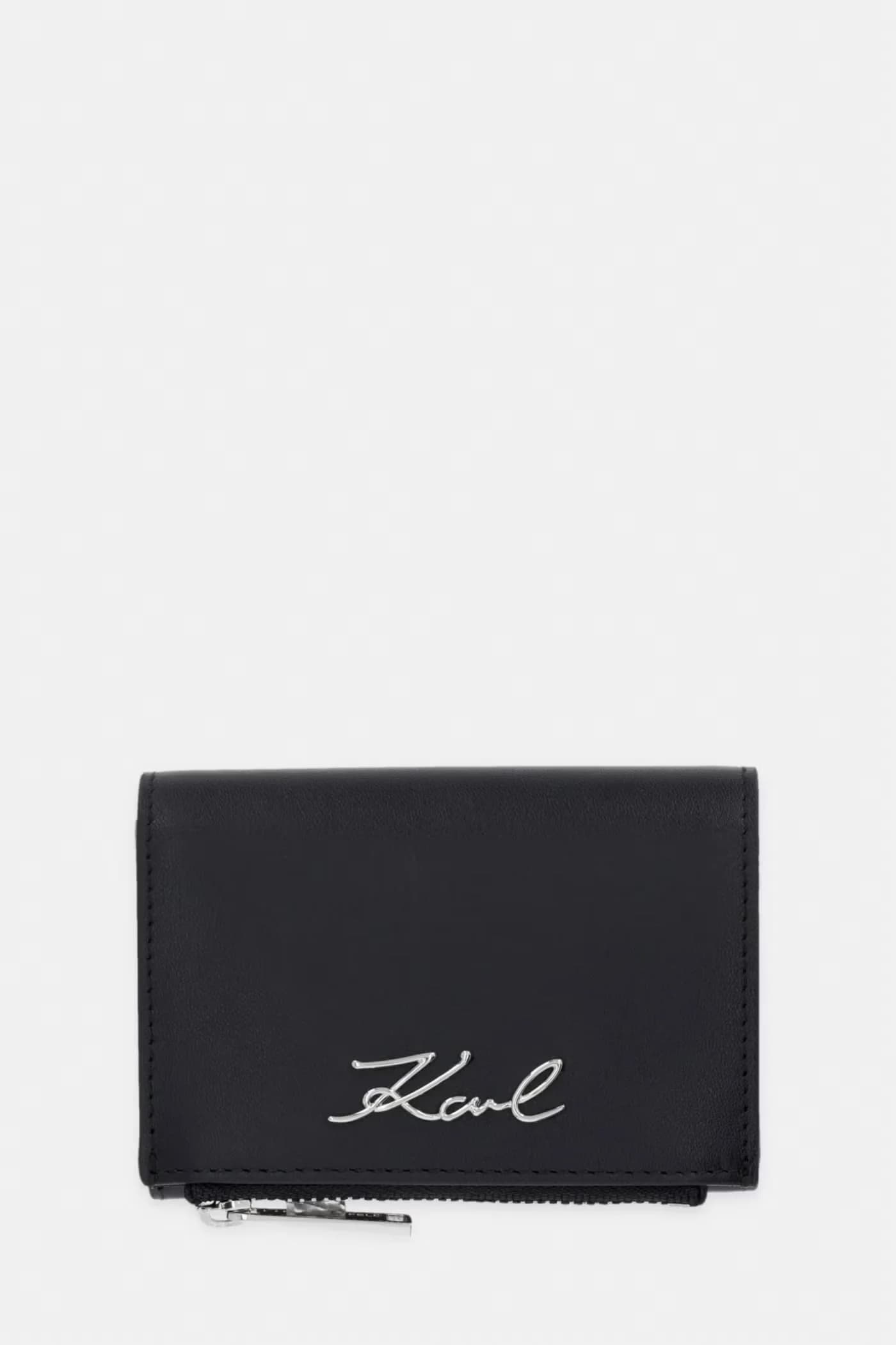 Женский кожаный кошелек K/SIGNATURE