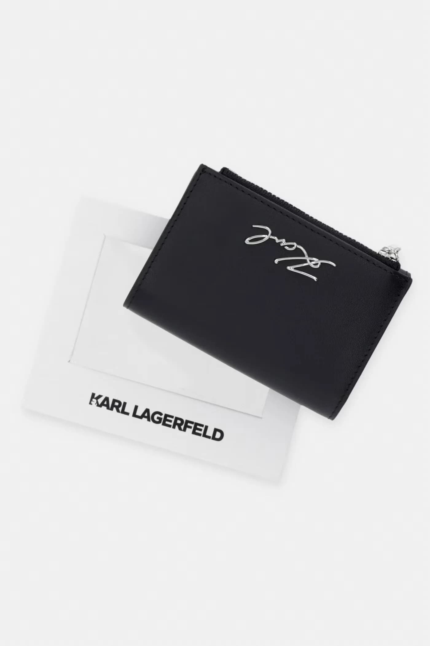 Женский кожаный кошелек K/SIGNATURE - фото 5