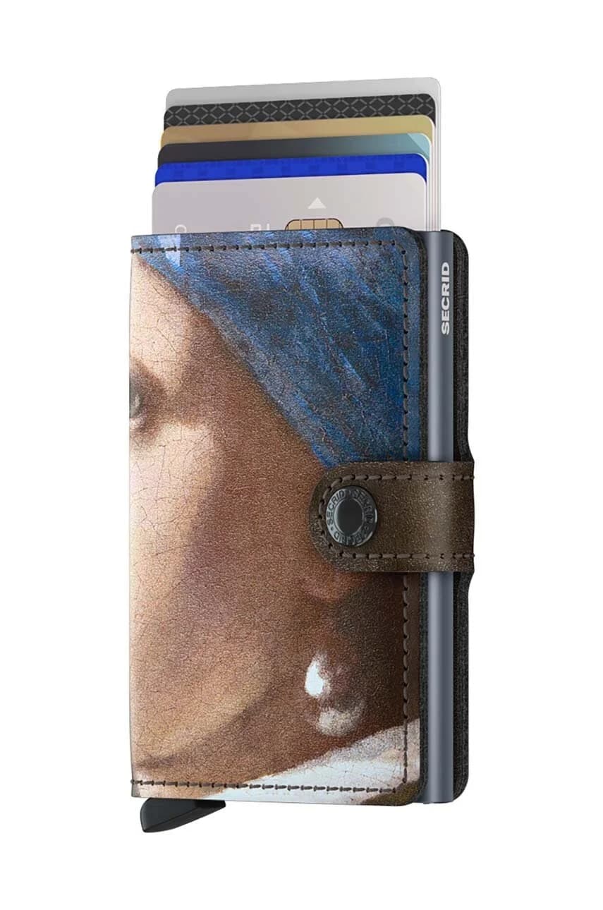 Кожаный кошелек Miniwallet Art Pearl Earring - фото 2