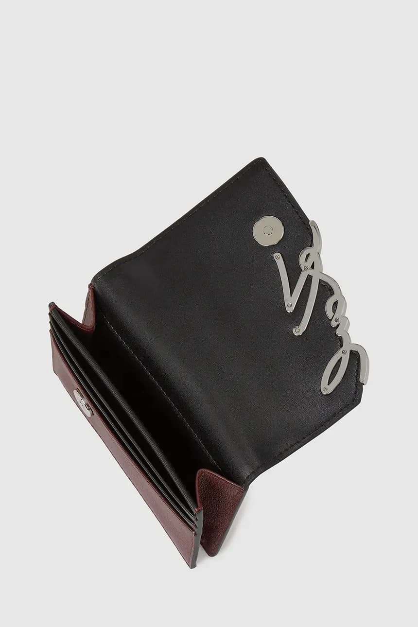 кожаный кошелек K/SIGNATURE - фото 3