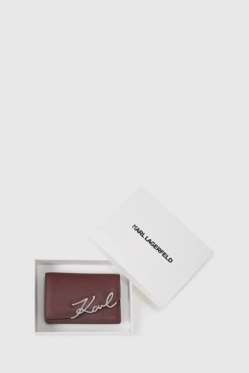 кожаный кошелек K/SIGNATURE - фото 4