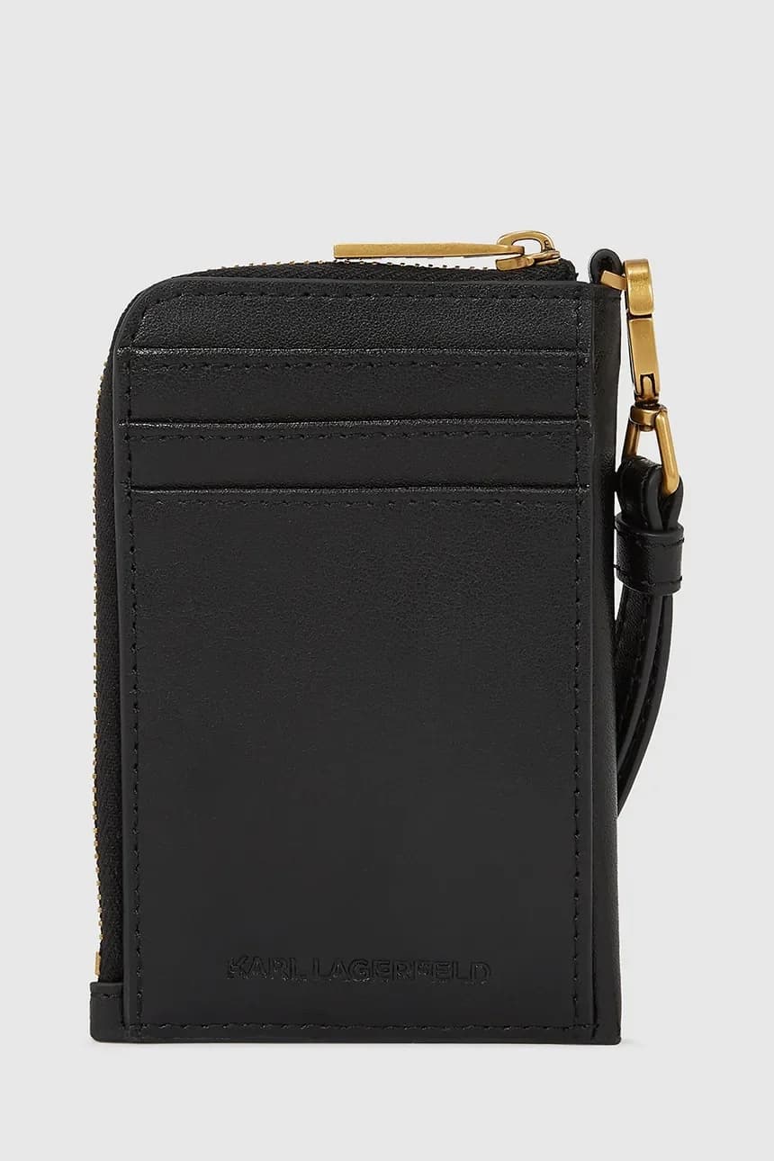 Кожаный кошелек K/AUTOGRAPH - фото 2