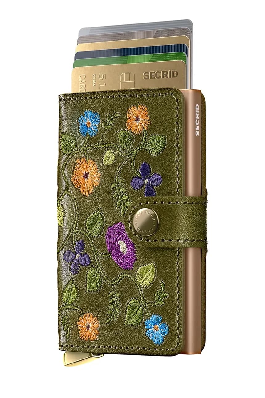 Кожаный кошелек STITCH FLORAL - фото 2