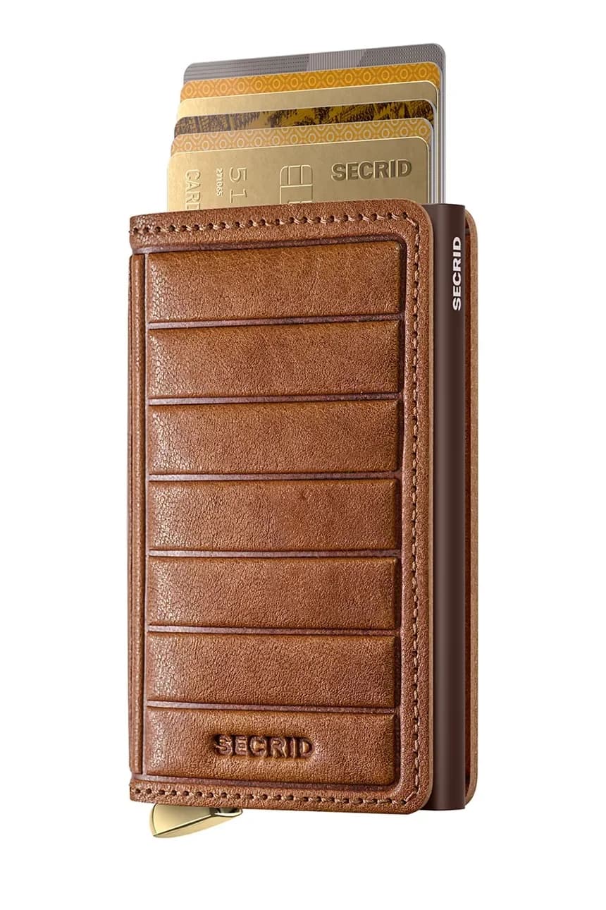 Кожаный кошелек EMBOSS LINES - фото 2