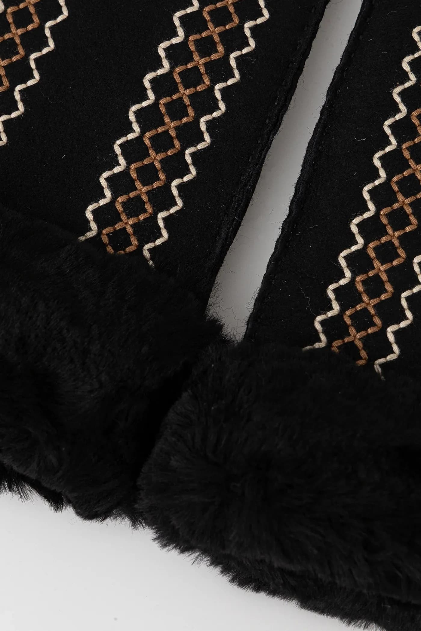 Замшевые перчатки - фото 2