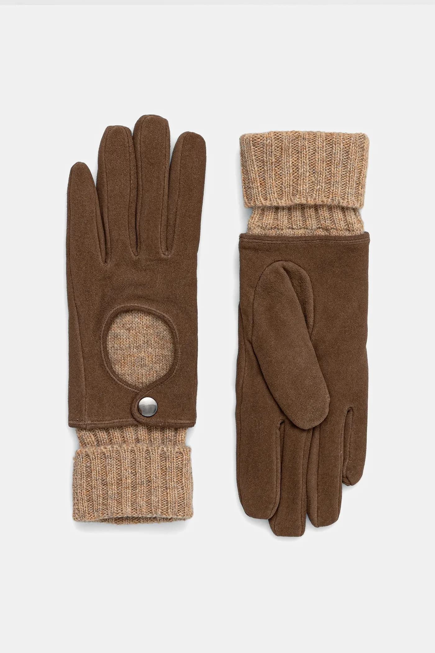 Замшевые перчатки - фото 2