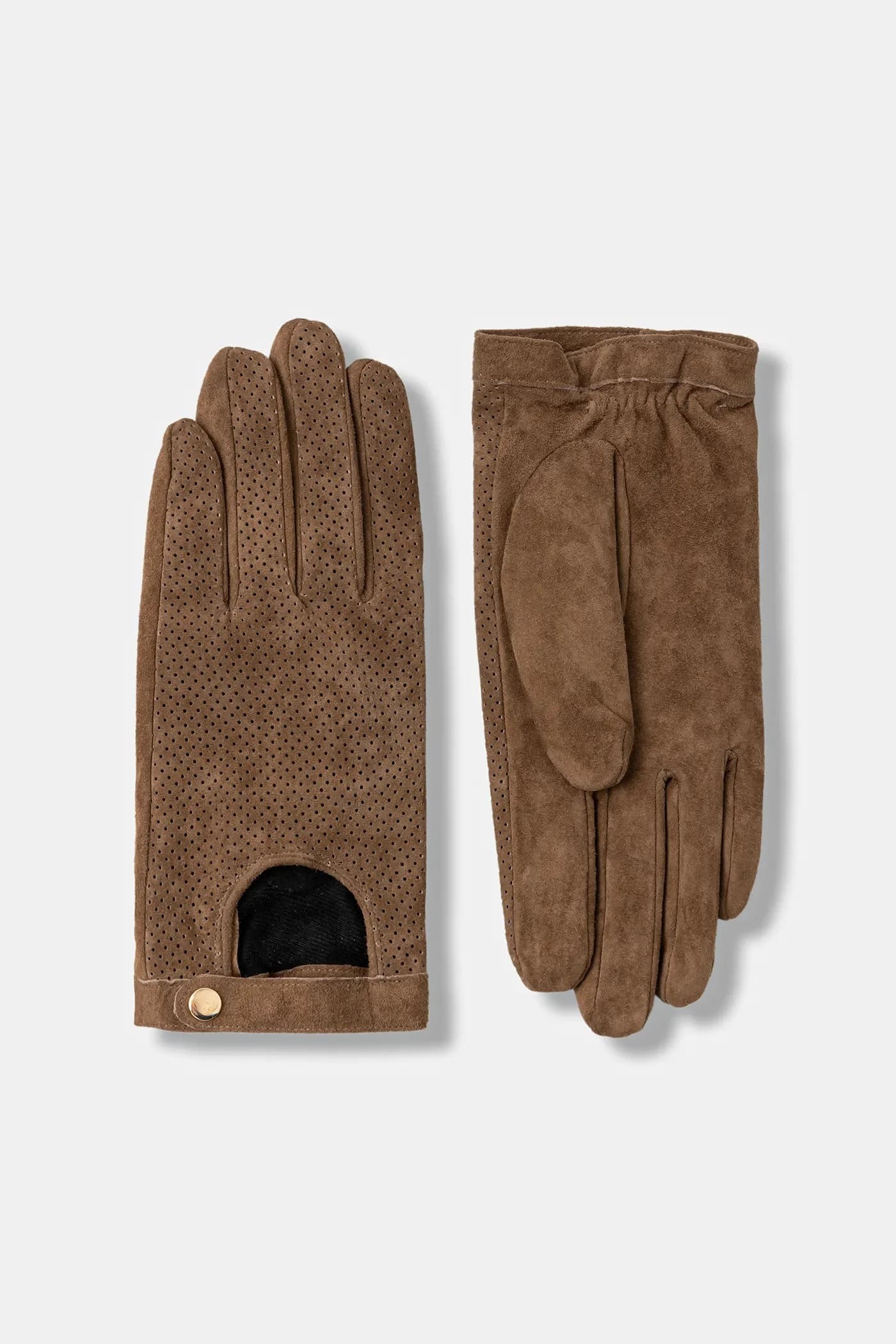 Замшевые перчатки - фото 2