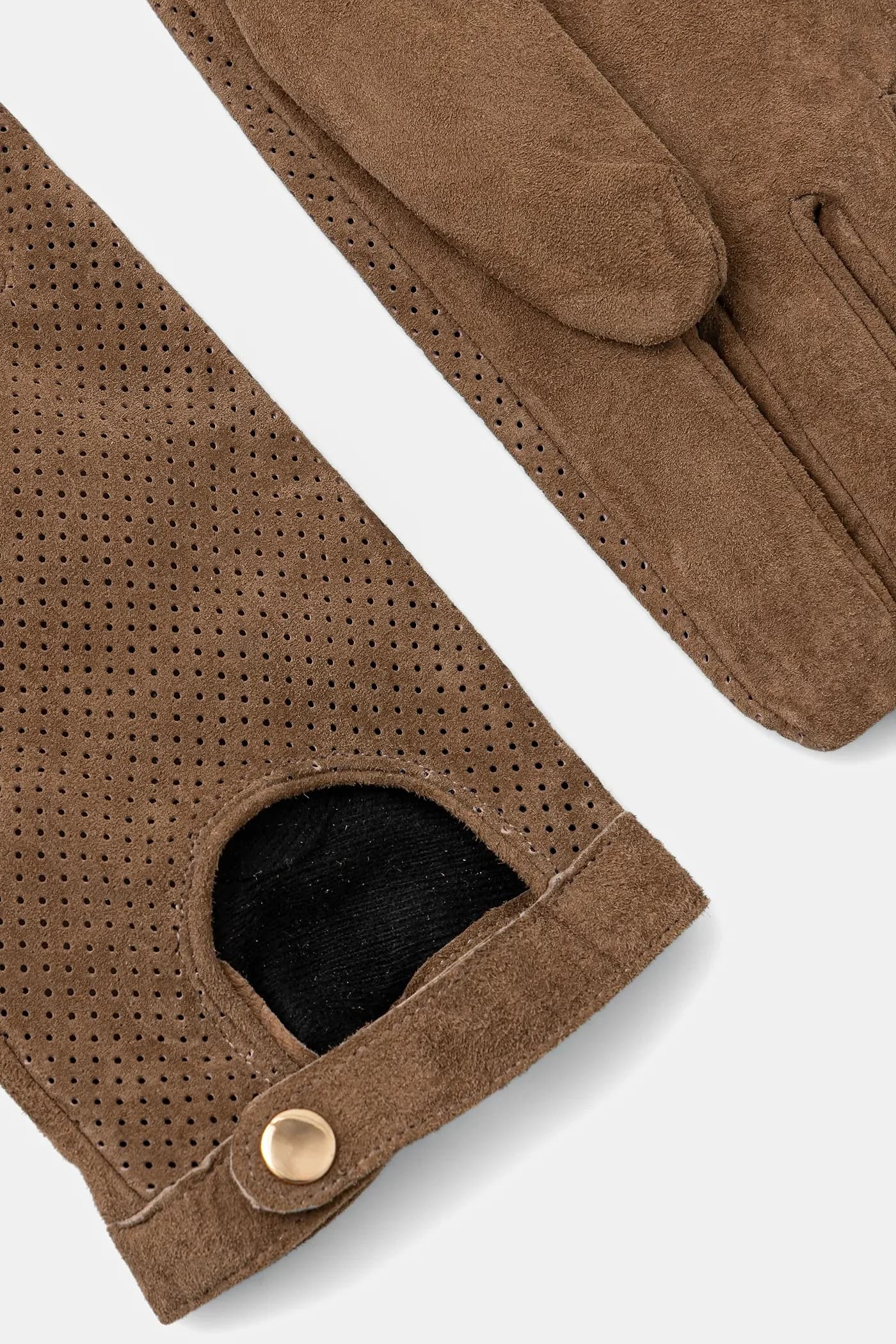 Замшевые перчатки - фото 3