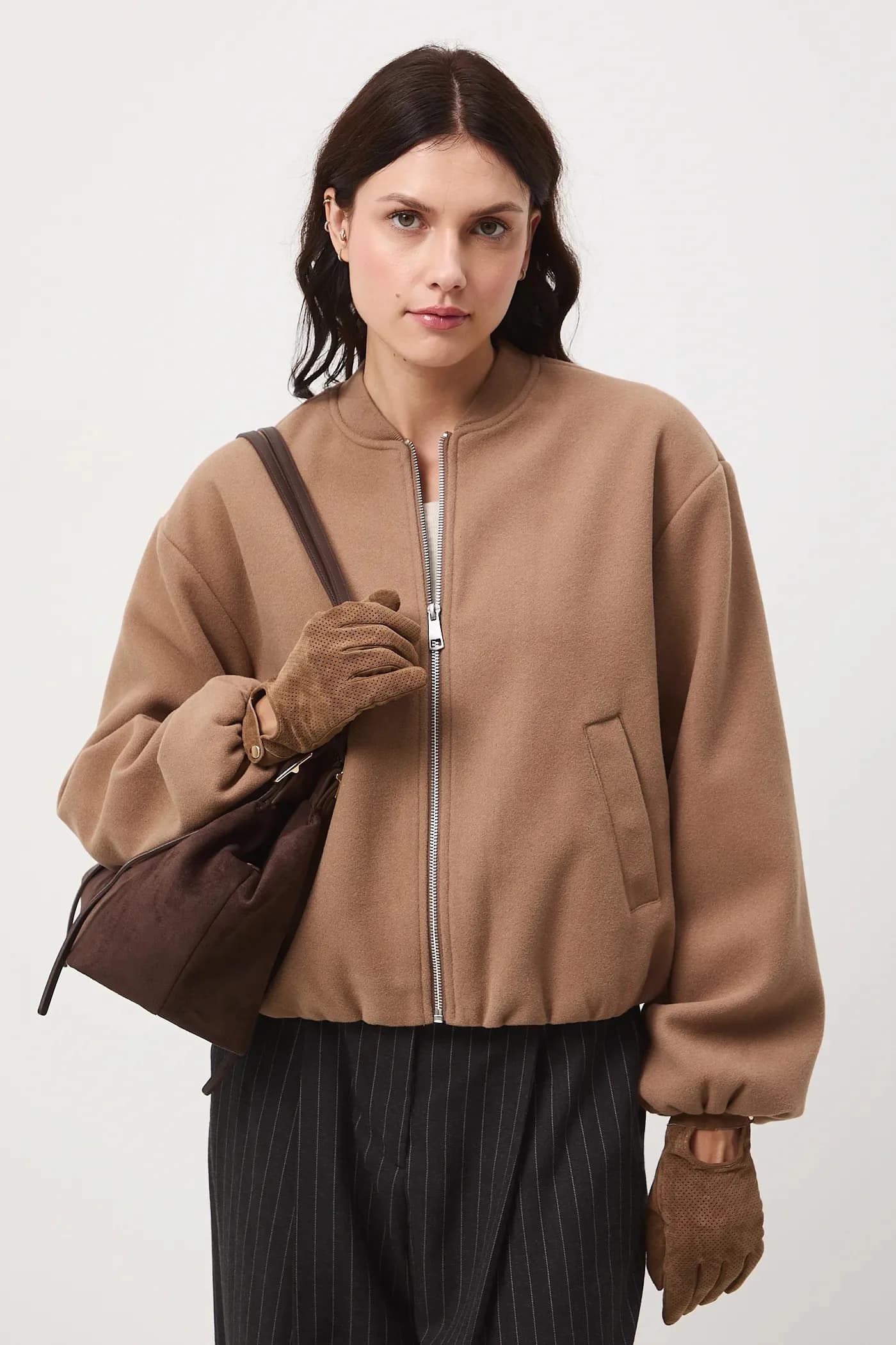 Замшевые перчатки - фото 4