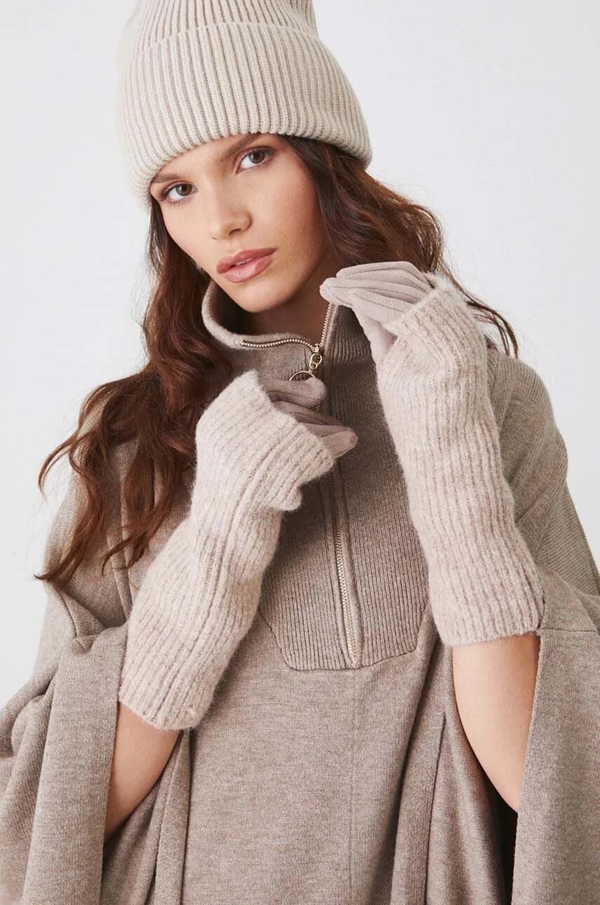 Перчатки из смесовой шерсти