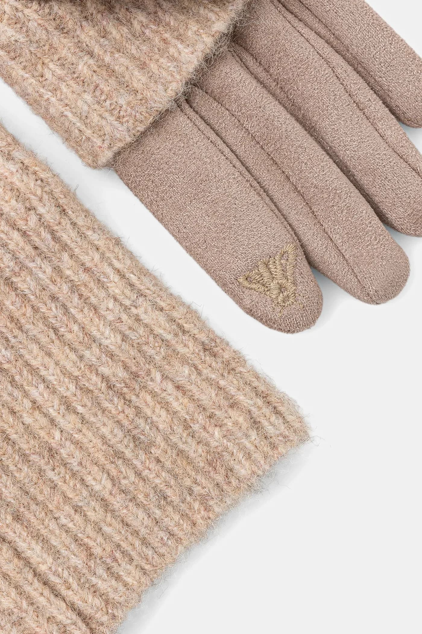 Перчатки из смесовой шерсти - фото 3