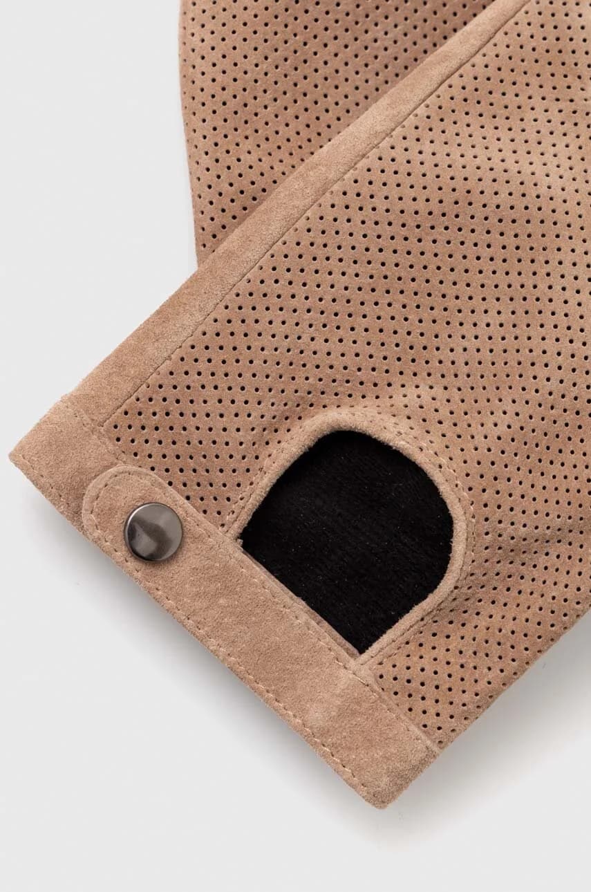 Замшевые перчатки - фото 2