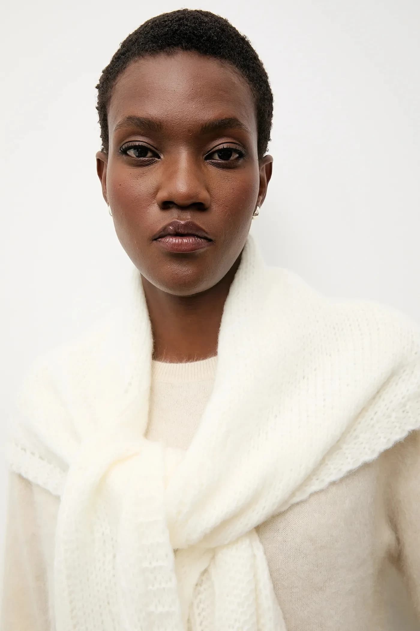 Шарф из шерсти мериноса - фото 5