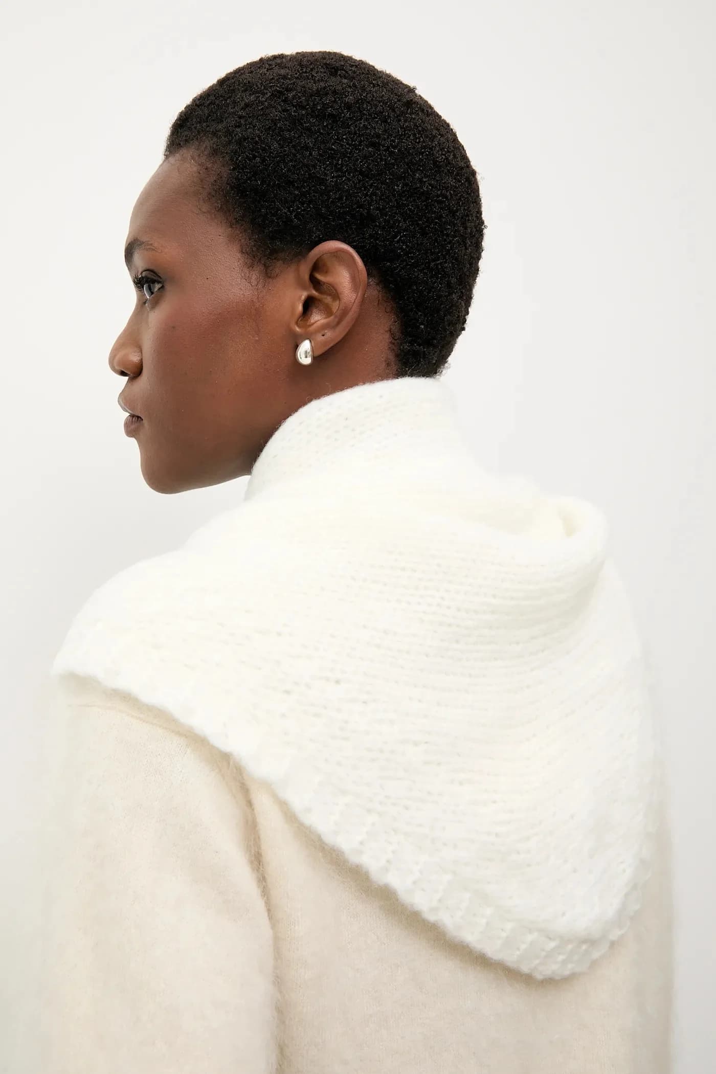 Шарф из шерсти мериноса - фото 6