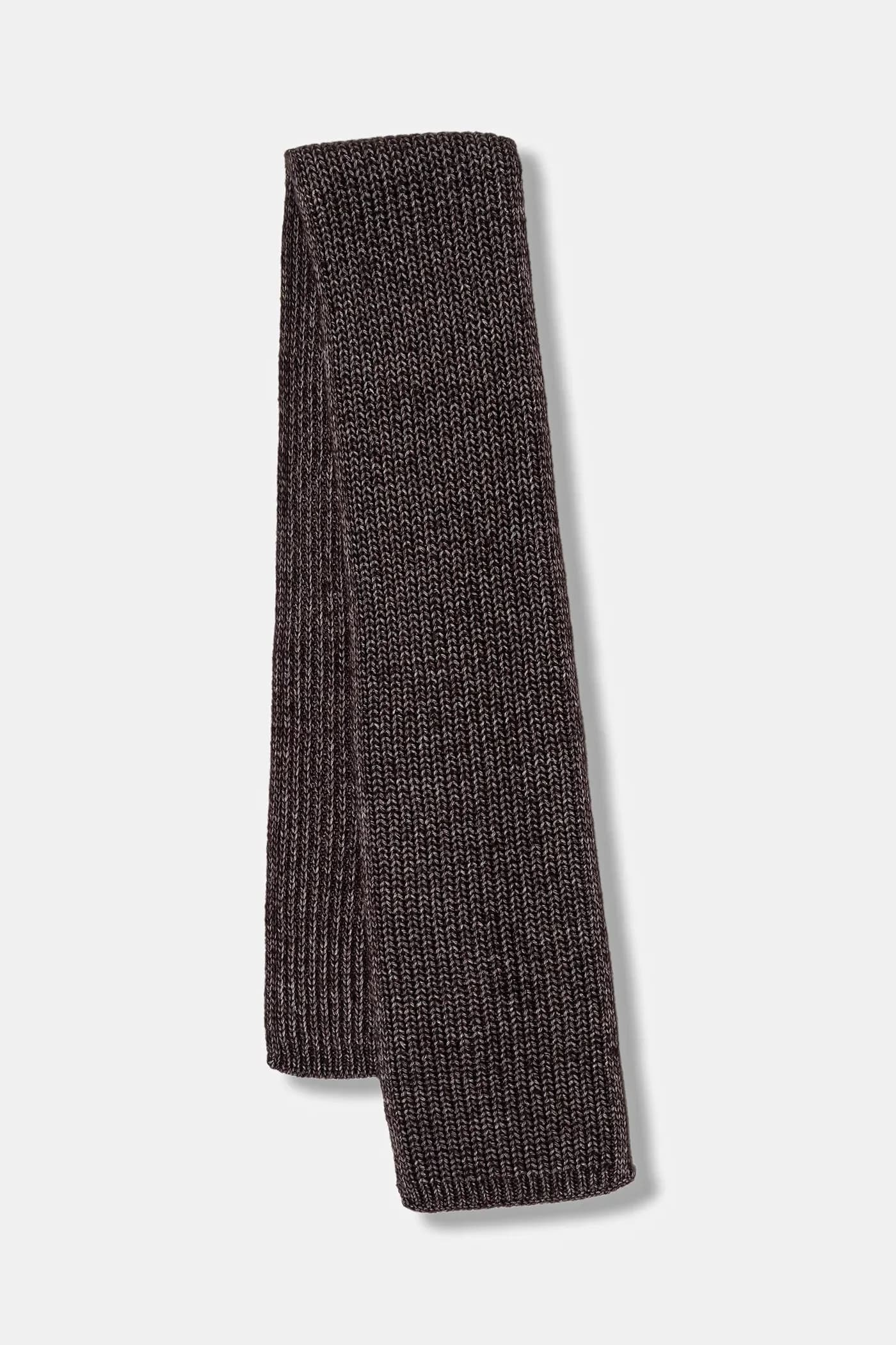 Шарф с шерстью