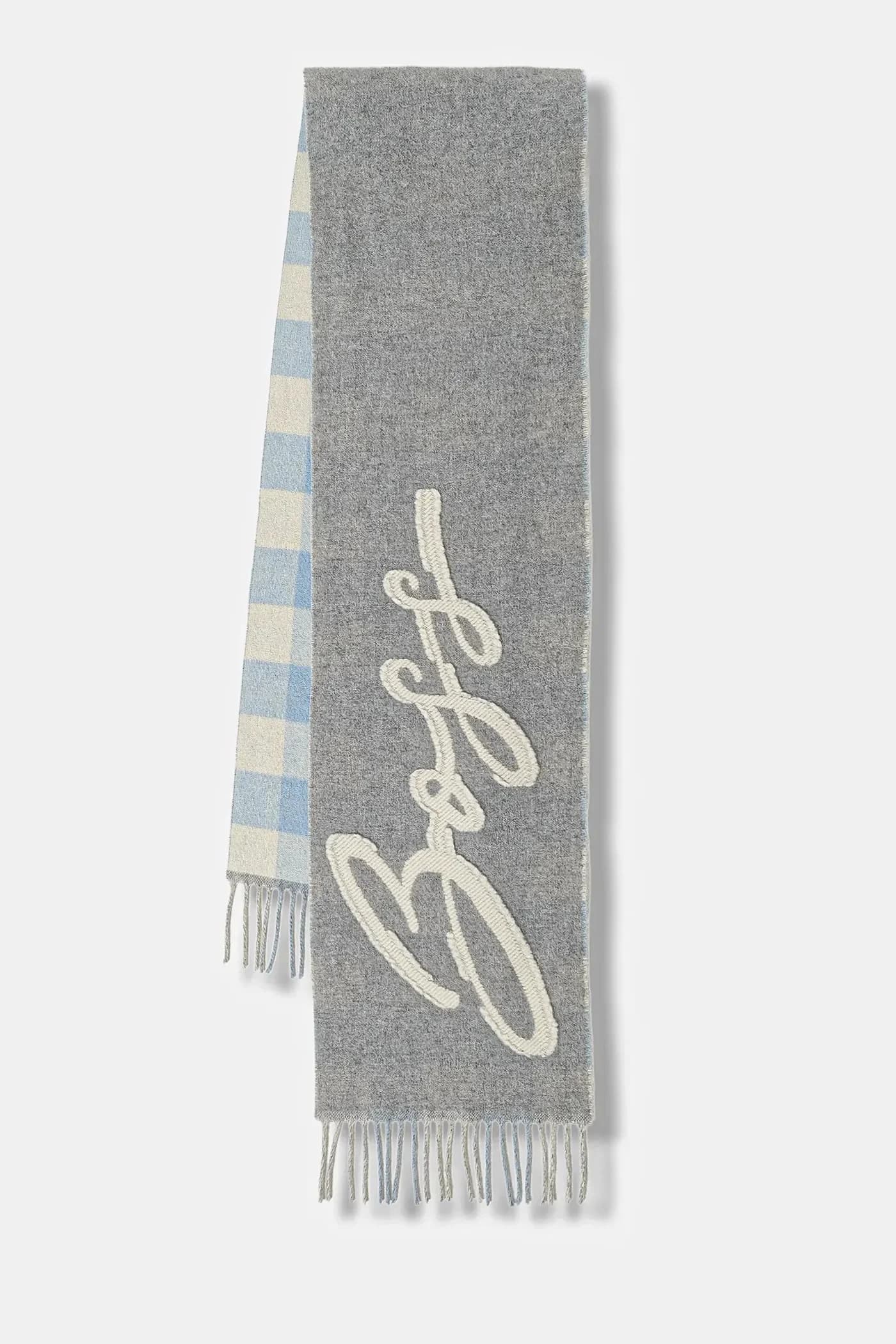 Шарф с добавлением шерсти Cecy_28*196