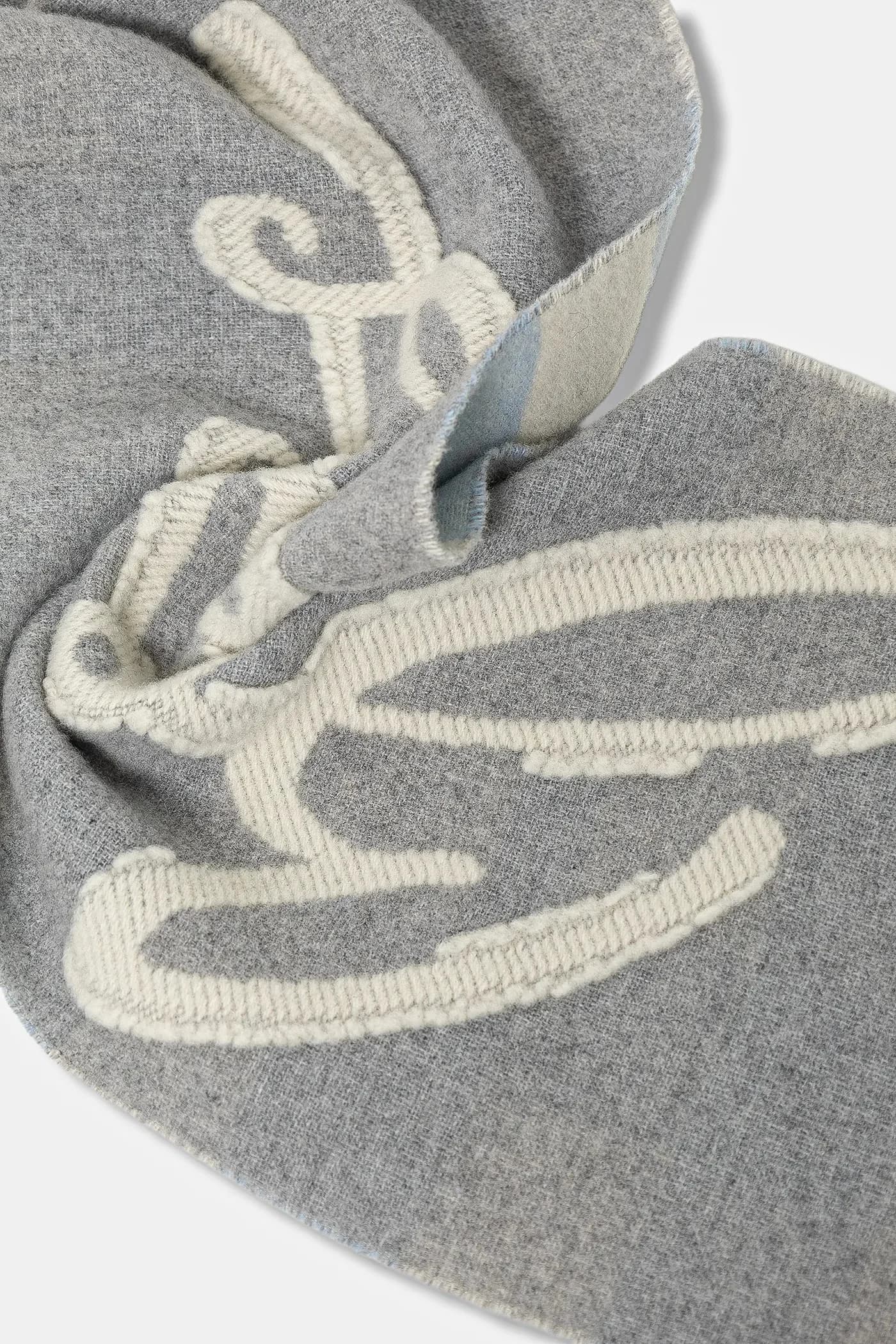 Шарф с добавлением шерсти Cecy_28*196 - фото 3