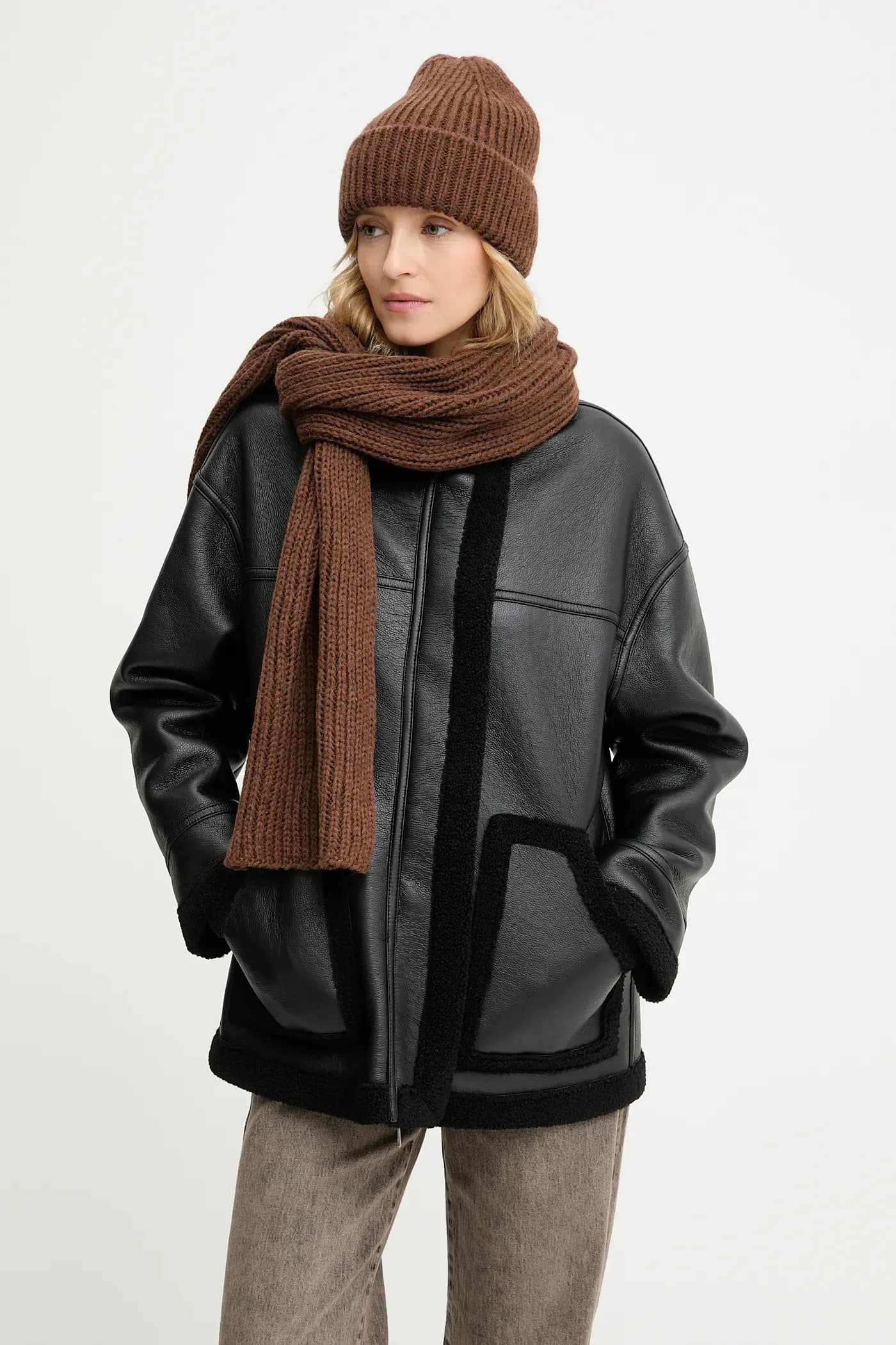 Шерстяной шарф - фото 4