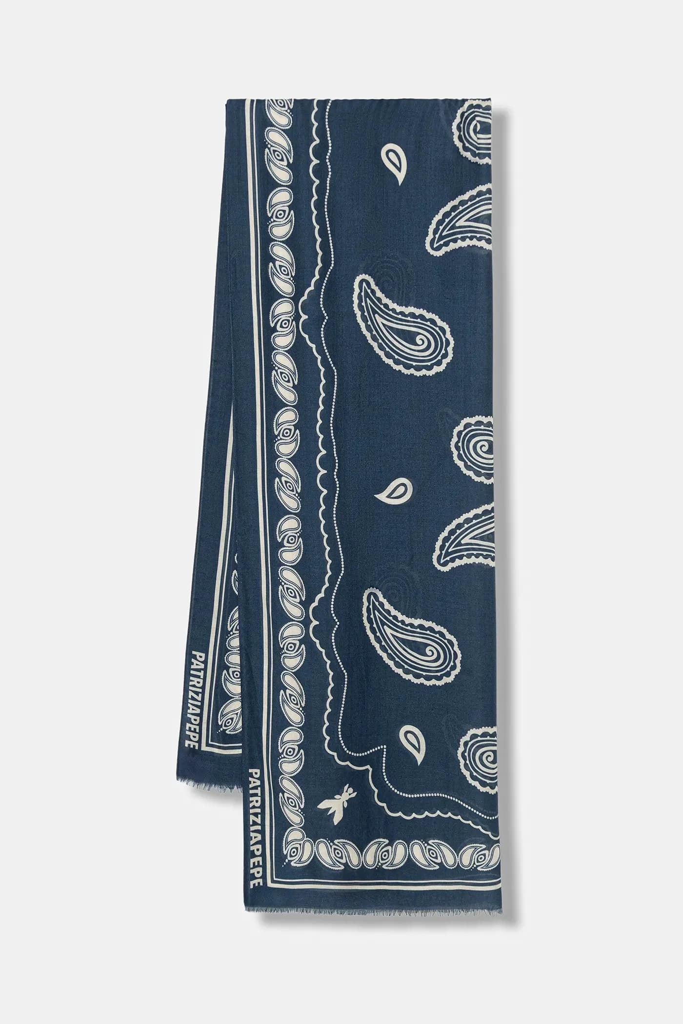 Шарф с шелком