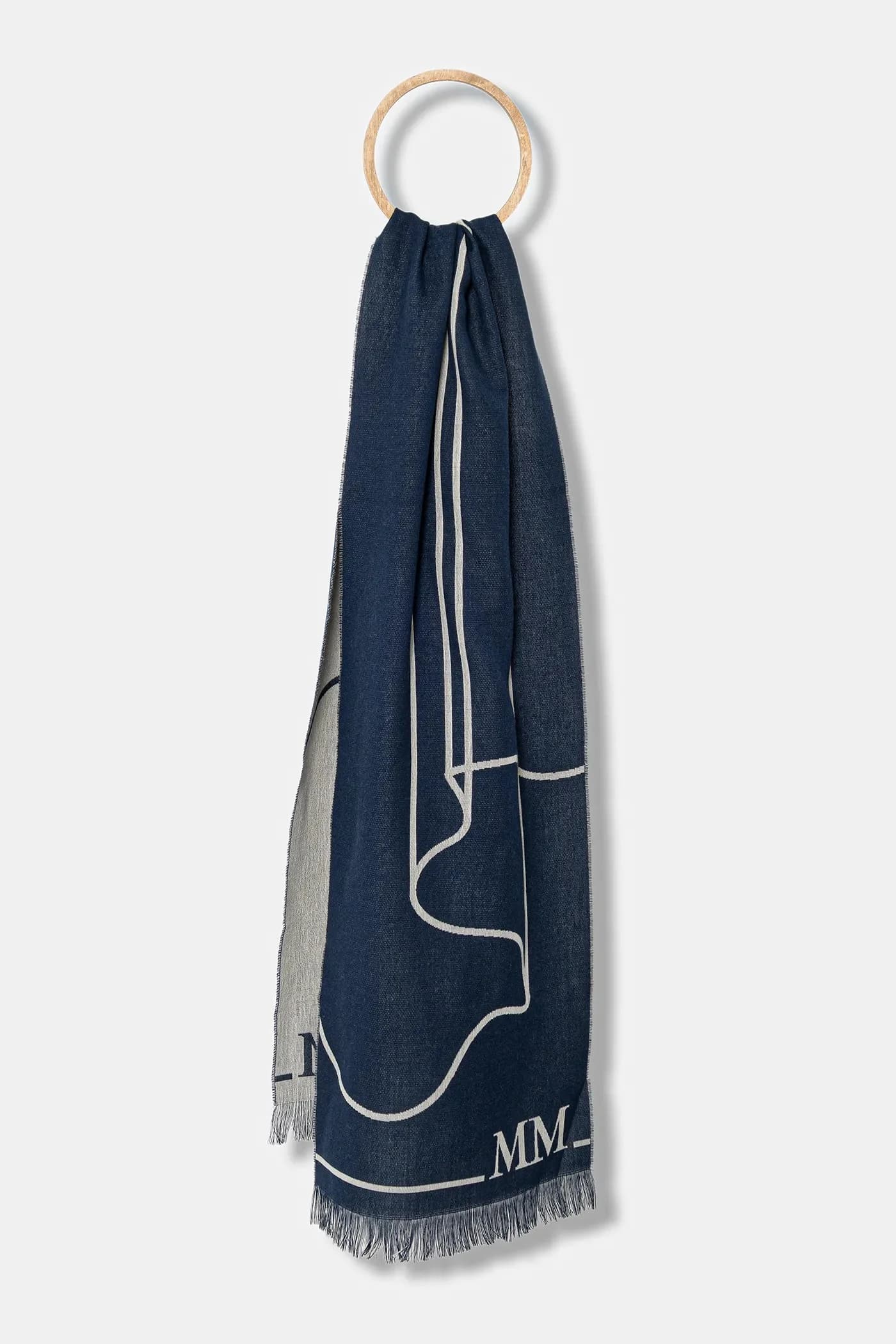 Шарф CORONA из смесовой шерсти