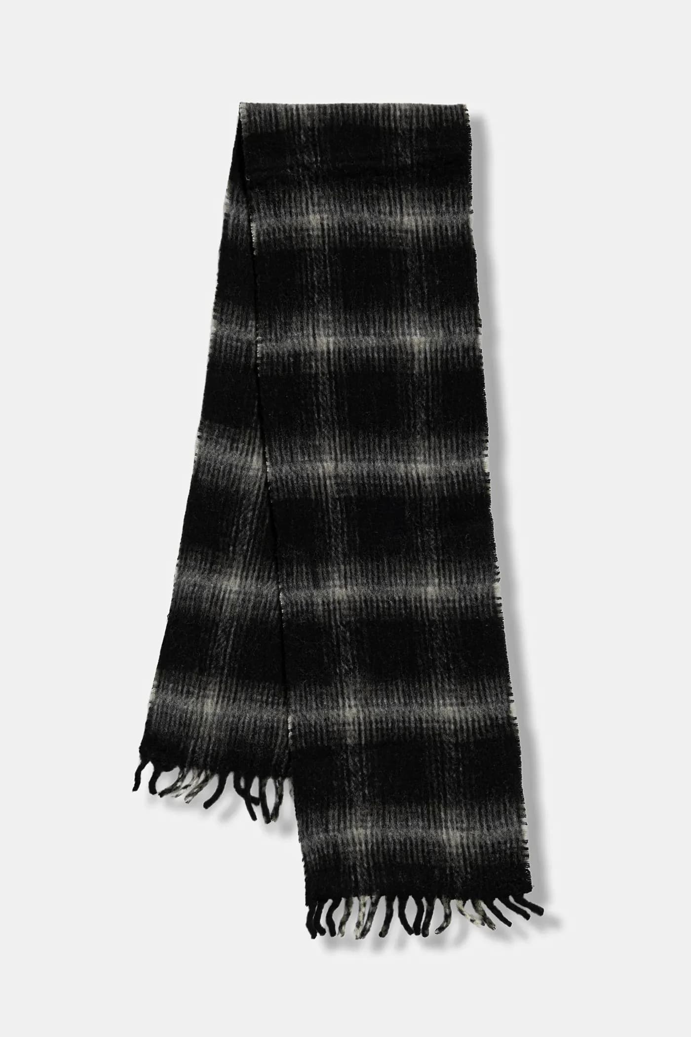 Шарф с шерстью