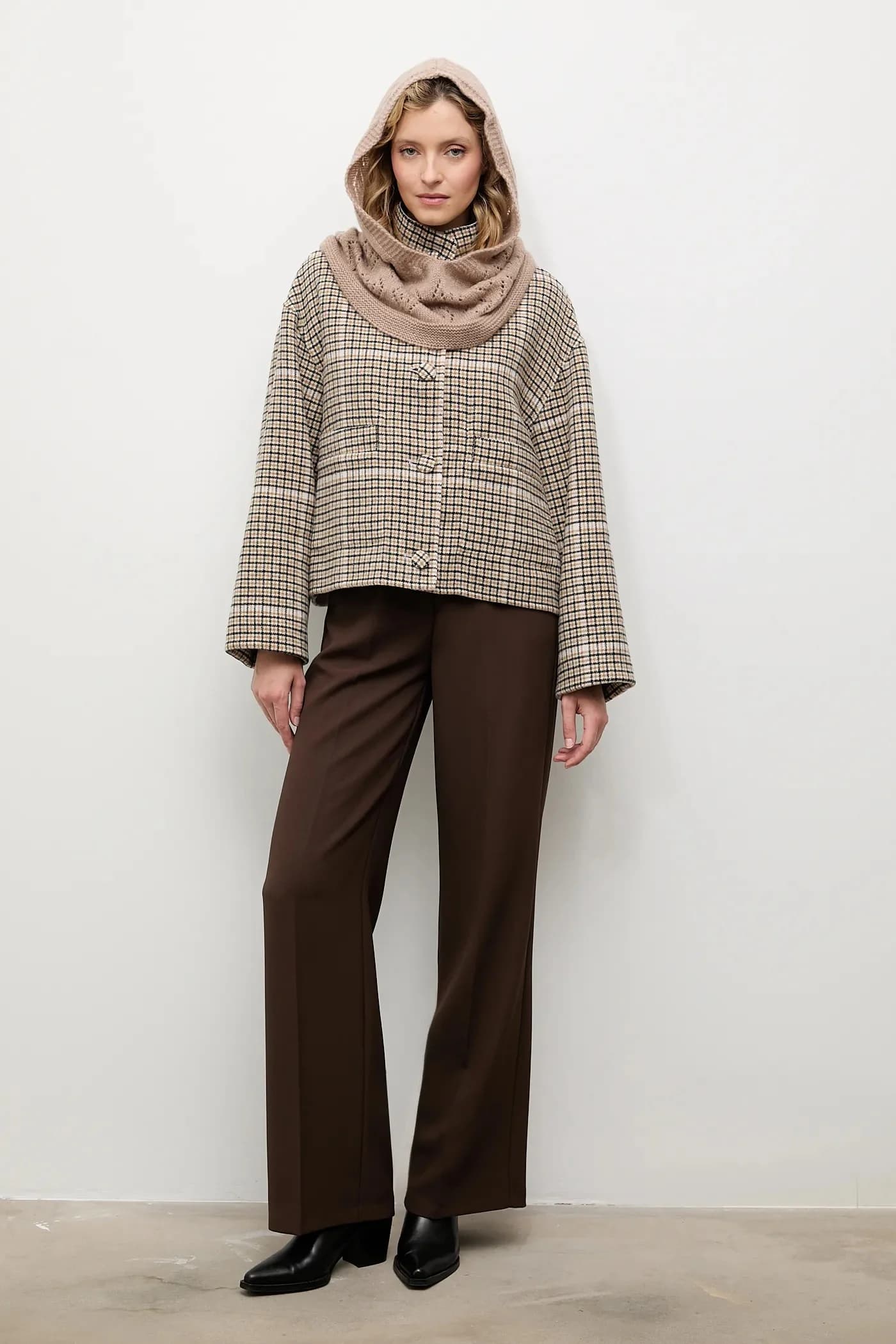 Утеплитель для шеи из шерсти мериноса. - фото 4