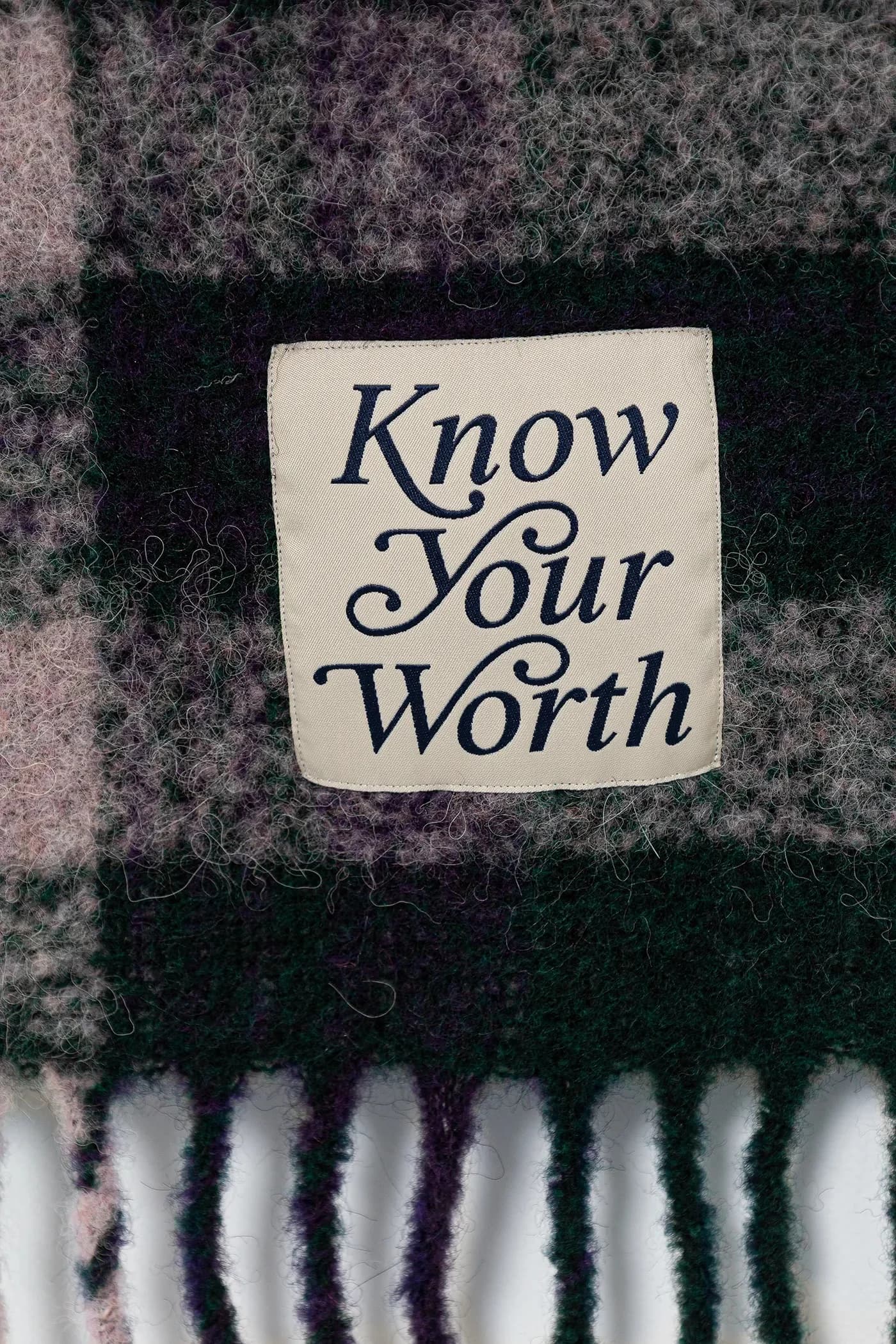 Шарф с шерстью - фото 3