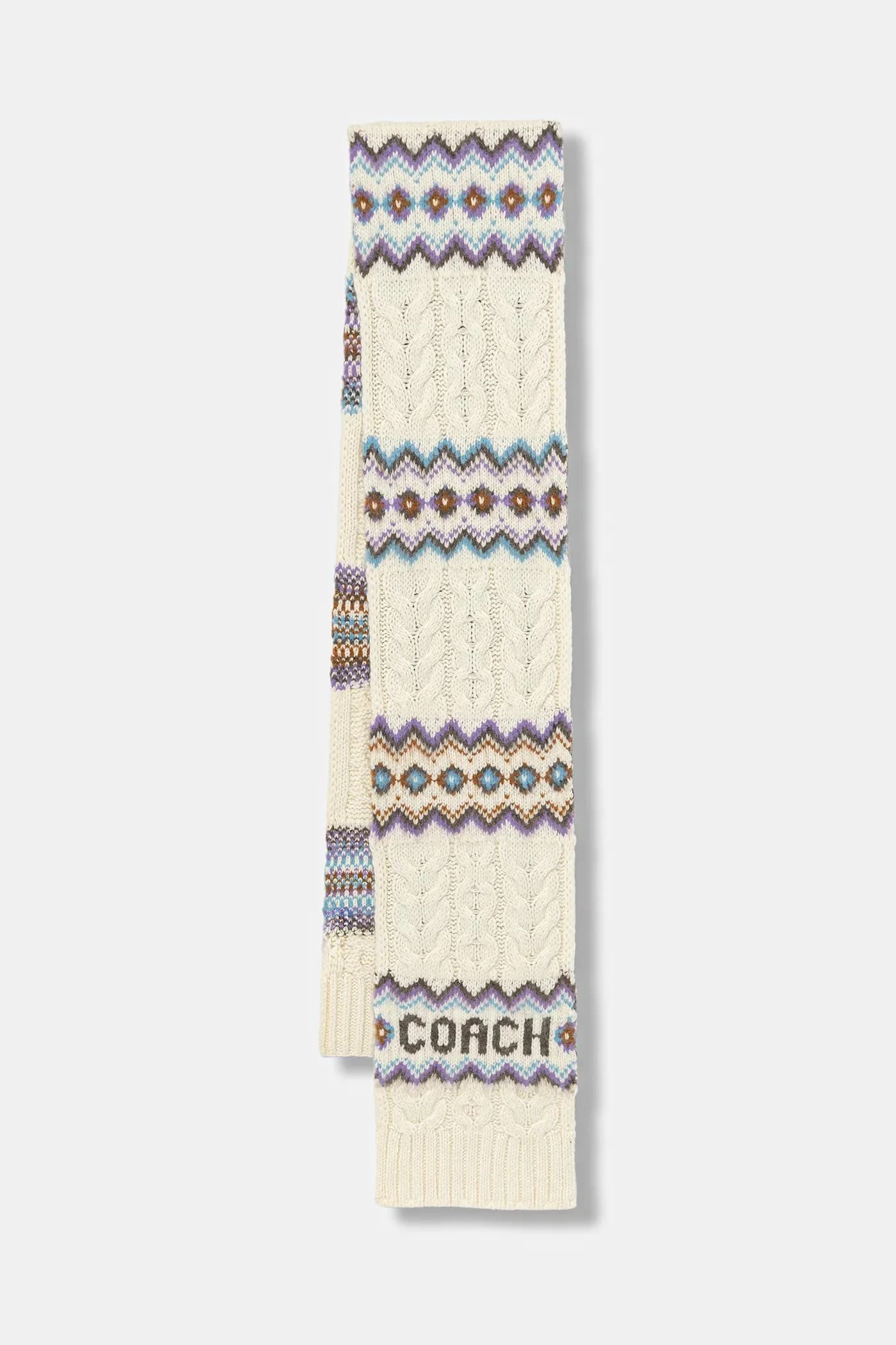 Шарф с шерстью