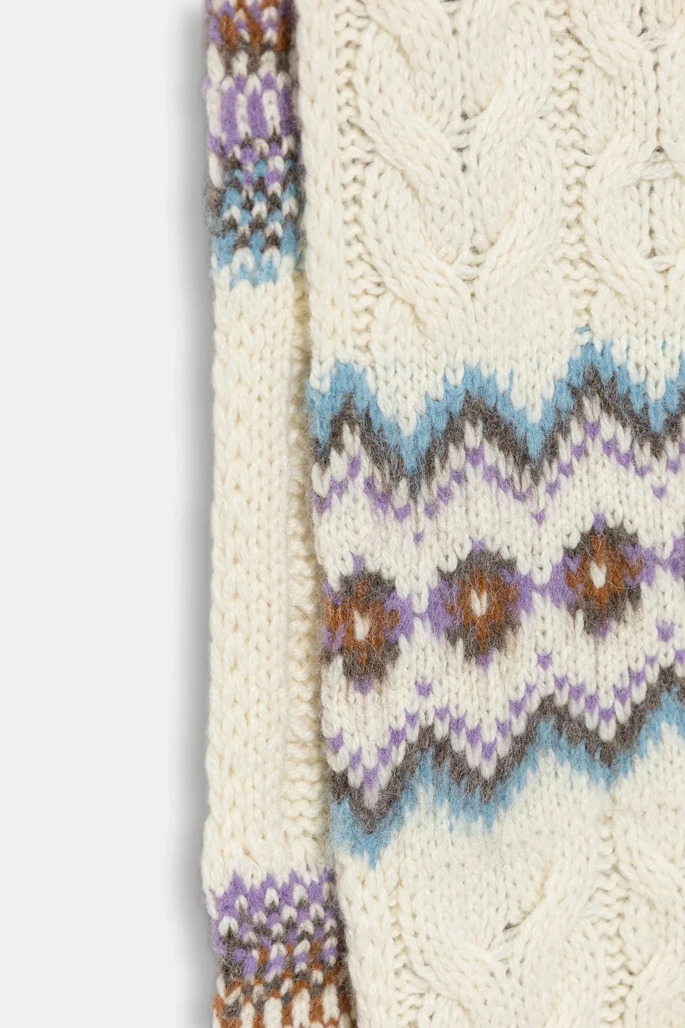 Шарф с шерстью - фото 2