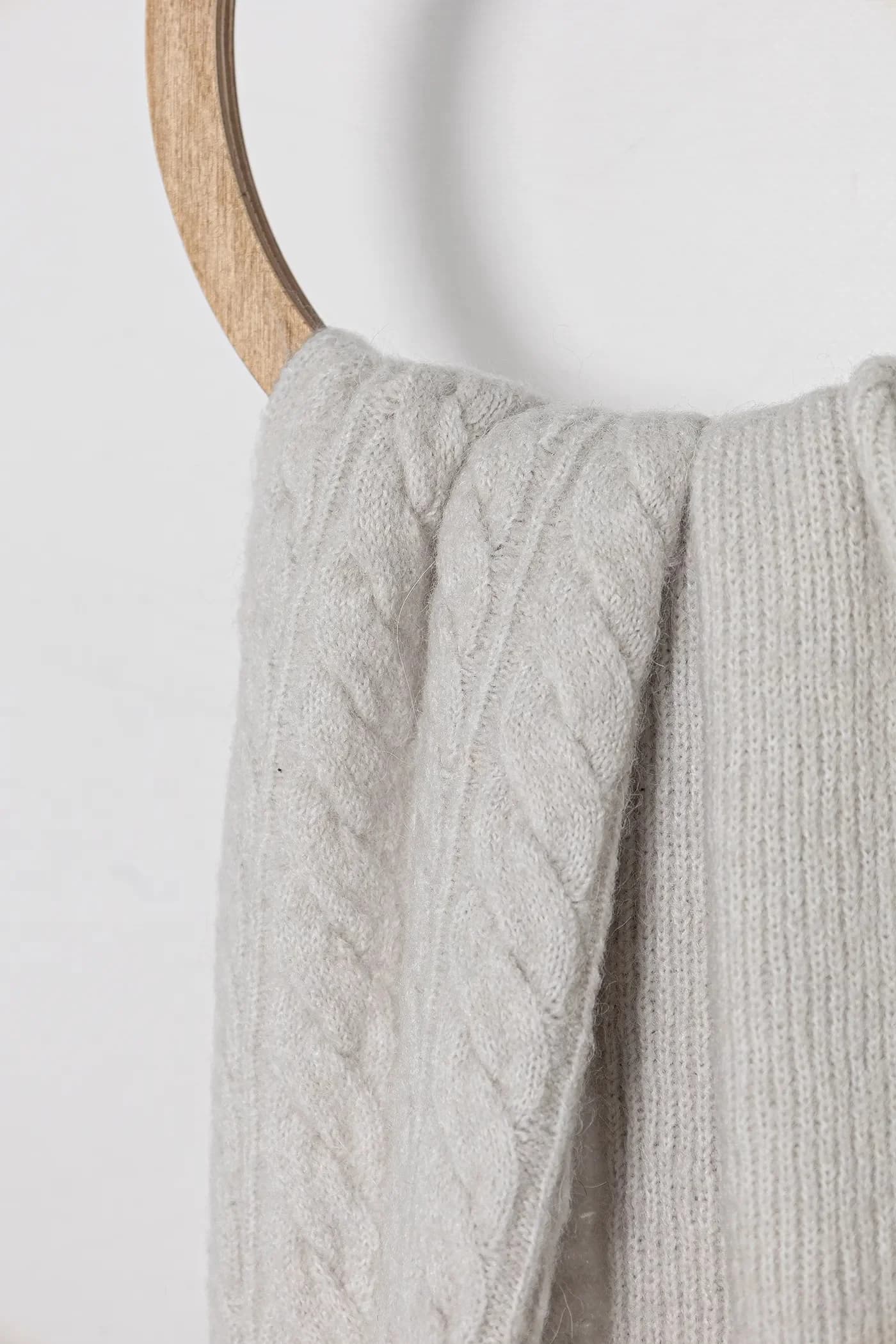 Шарф с шерстью - фото 2