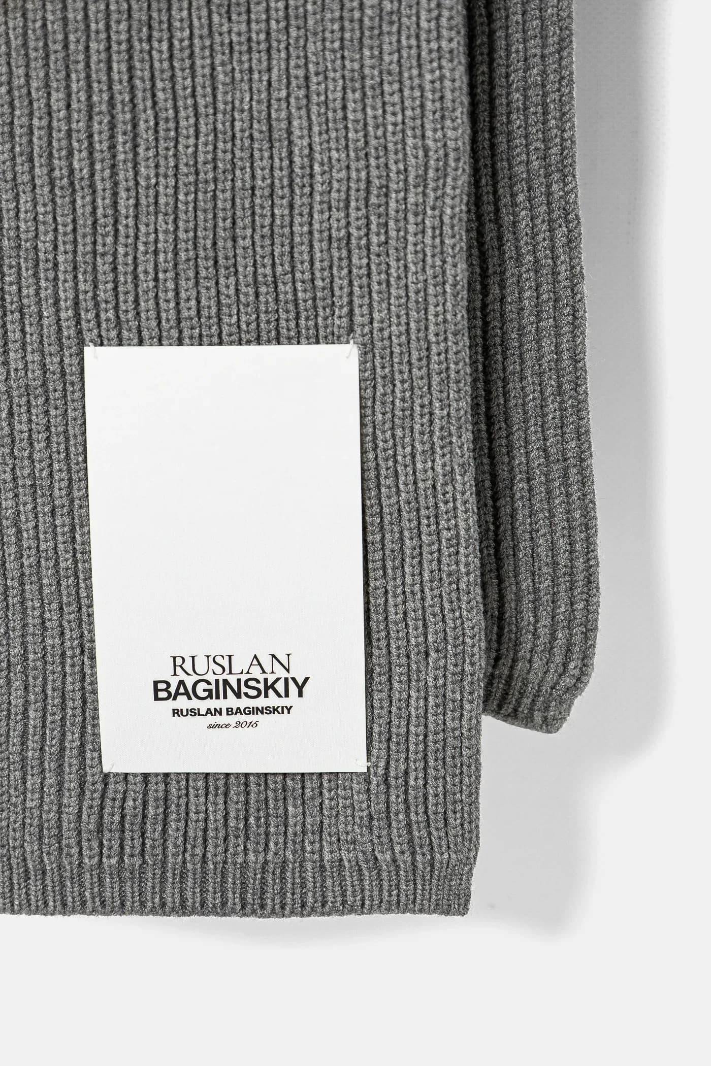 Шарф из смесовой шерсти - фото 2