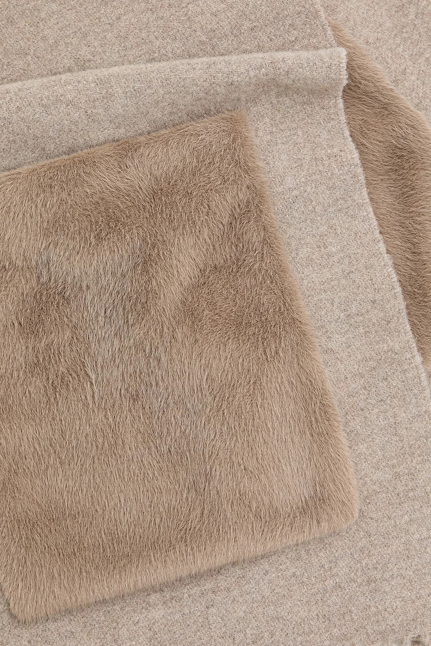 Серый шерстяной шарф_35*200 - фото 3