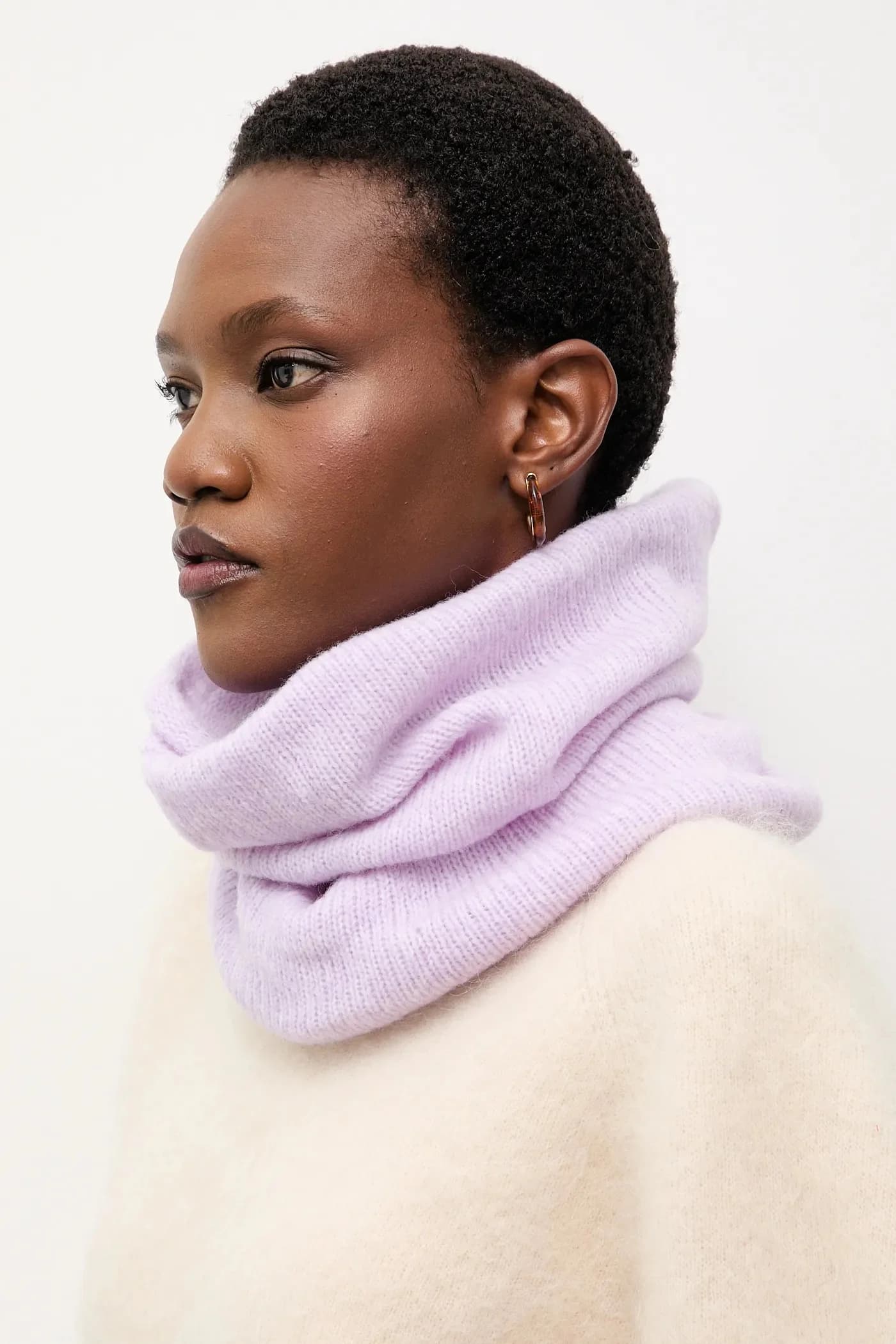 Утеплитель для шеи из шерсти мериноса. - фото 4