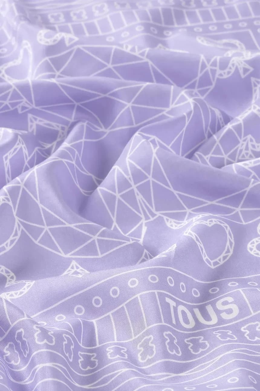 Шелковый шарф All In - фото 2