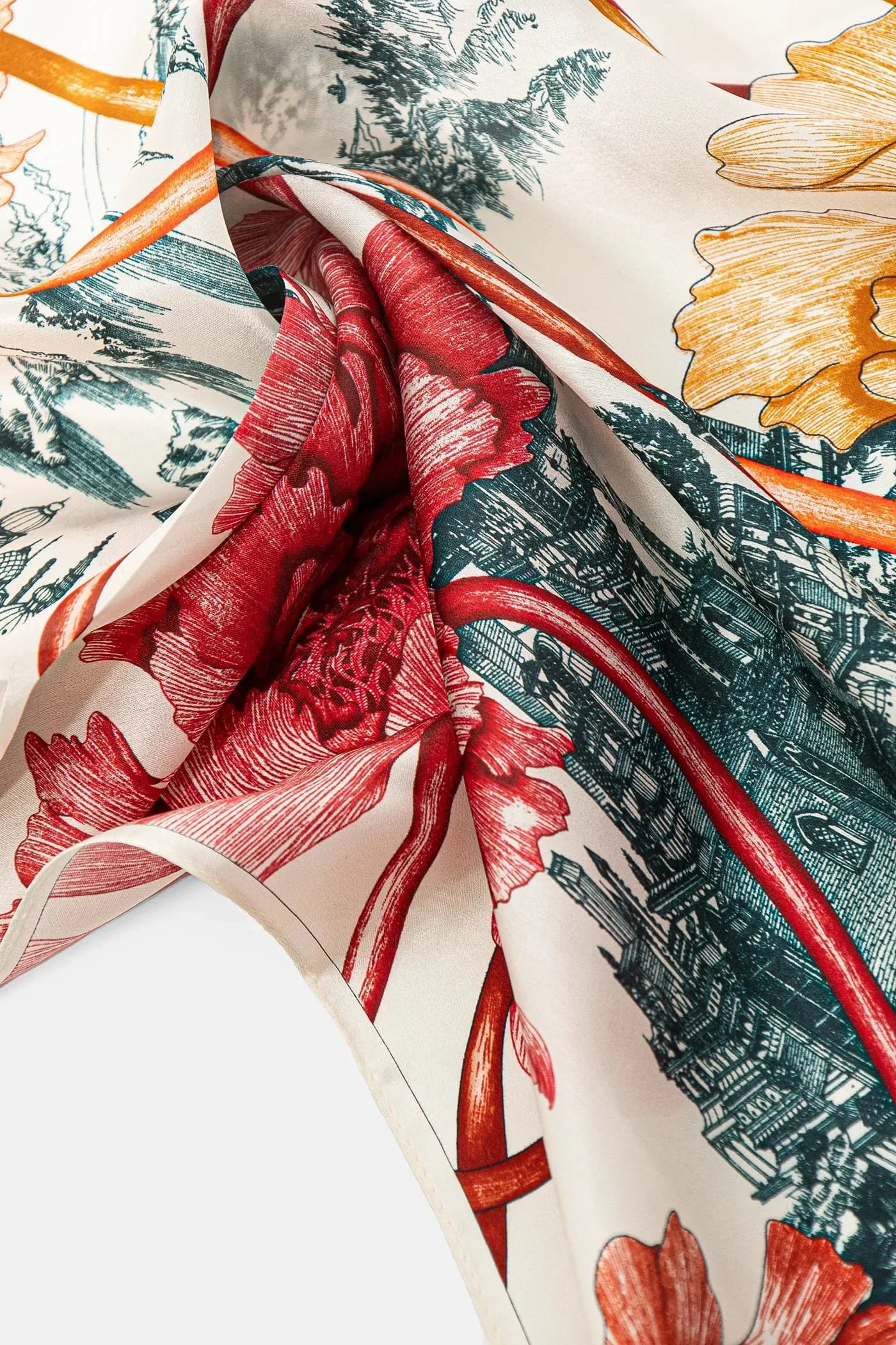 Шелковый шарф - фото 3