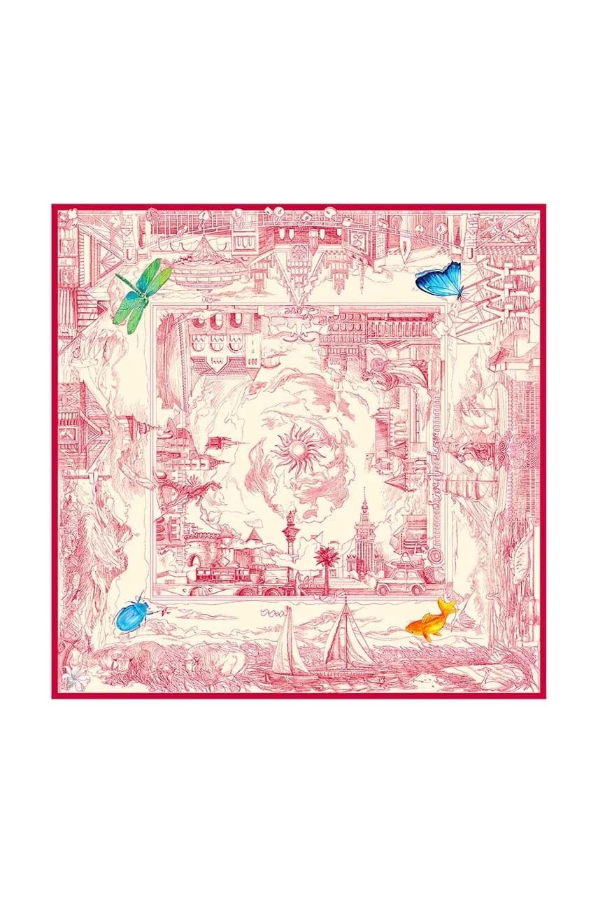 Шелковый шарф