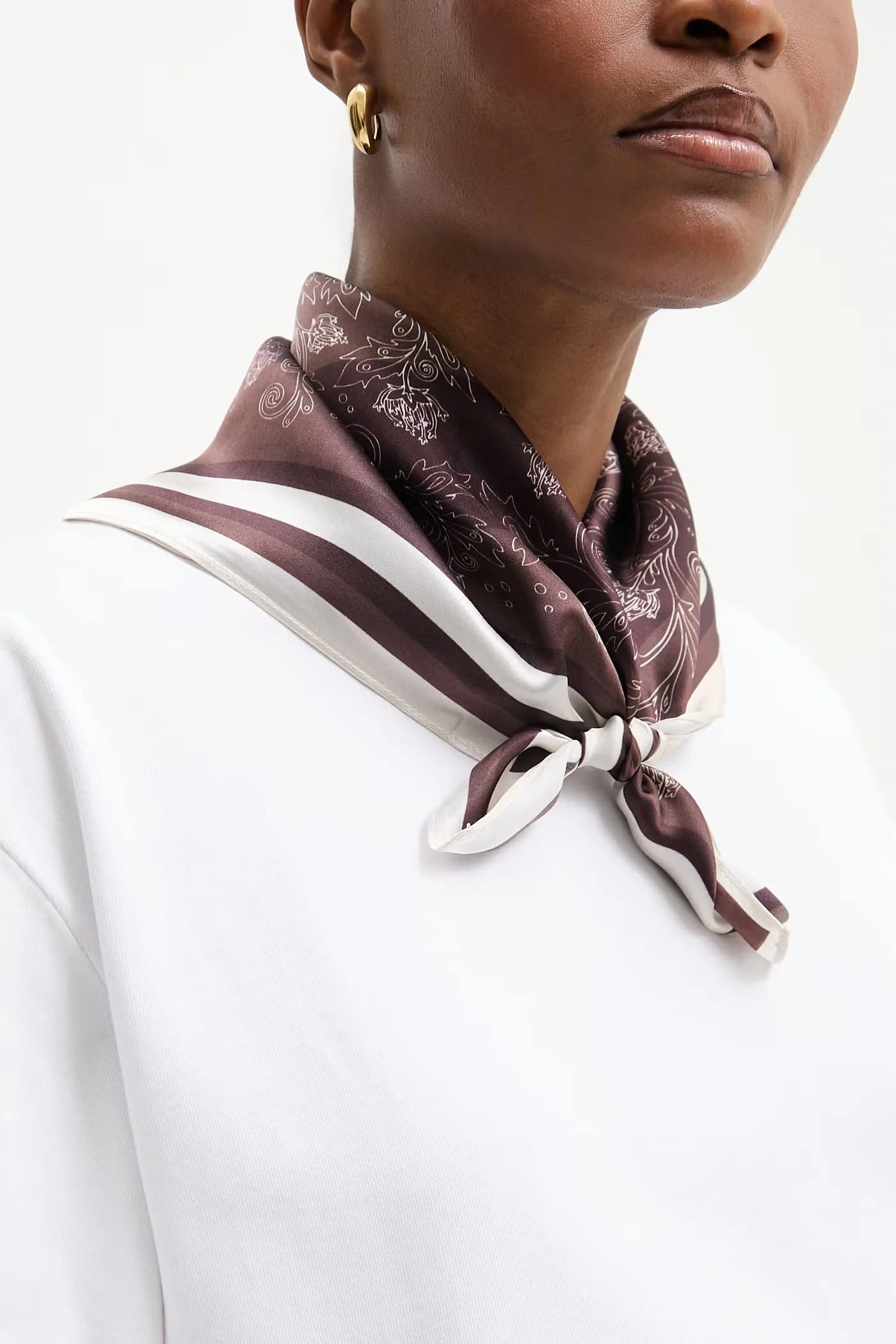 Шелковый шарф