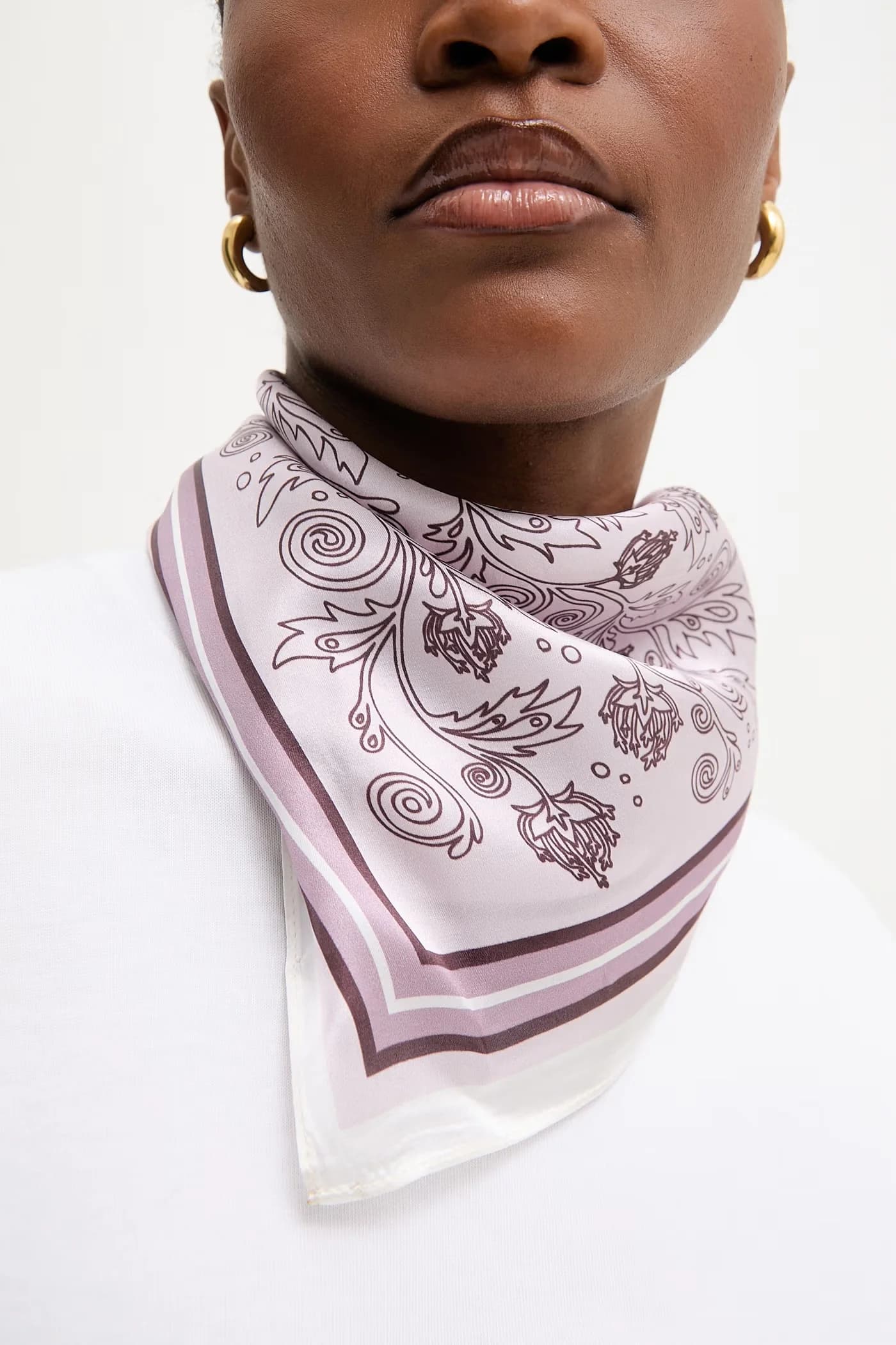 Шелковый шарф