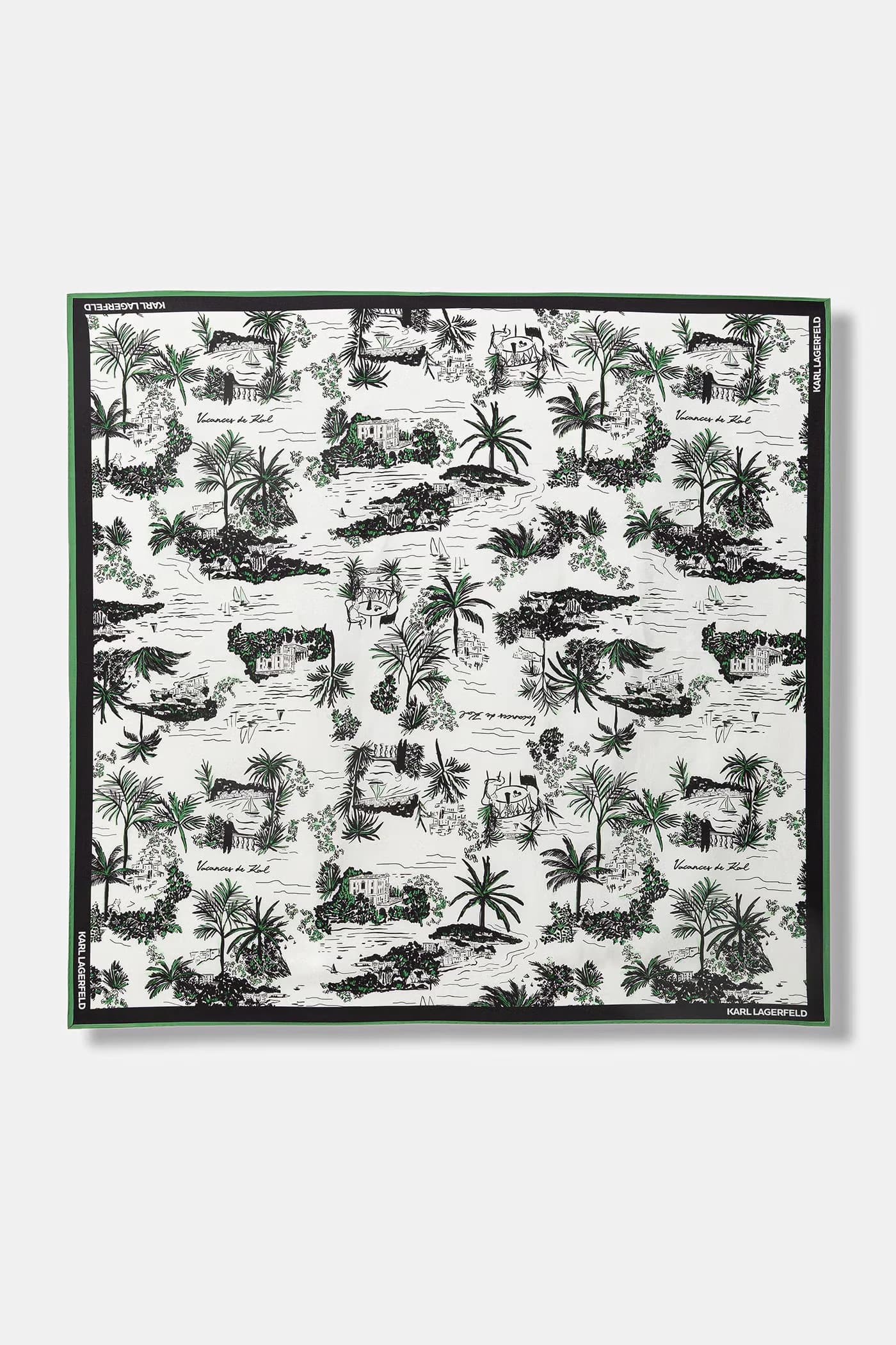 Женский шелковый шарф K/SIGNATURE