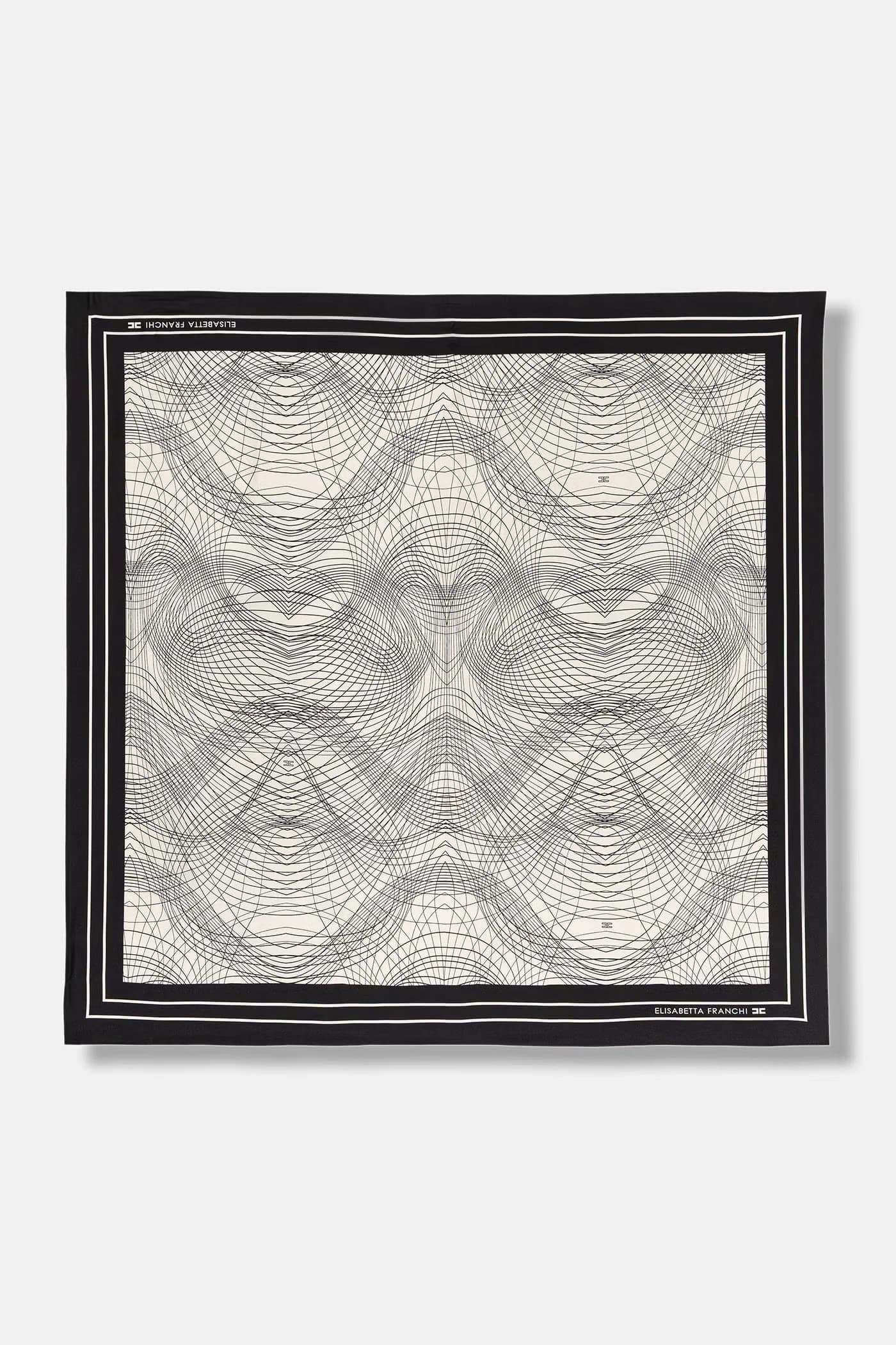 Женский шелковый шарф