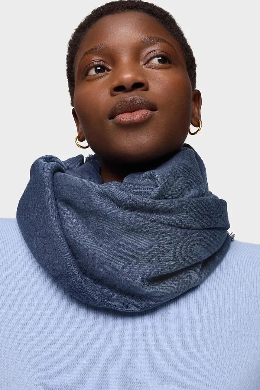 Шарф с оттенком кашемира - фото 4