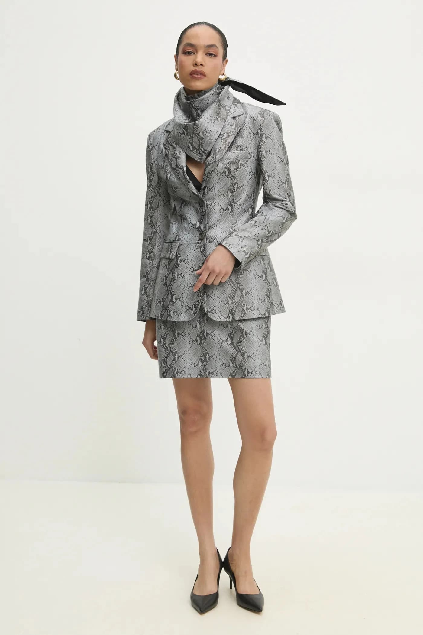 Кожаный шарф - фото 3