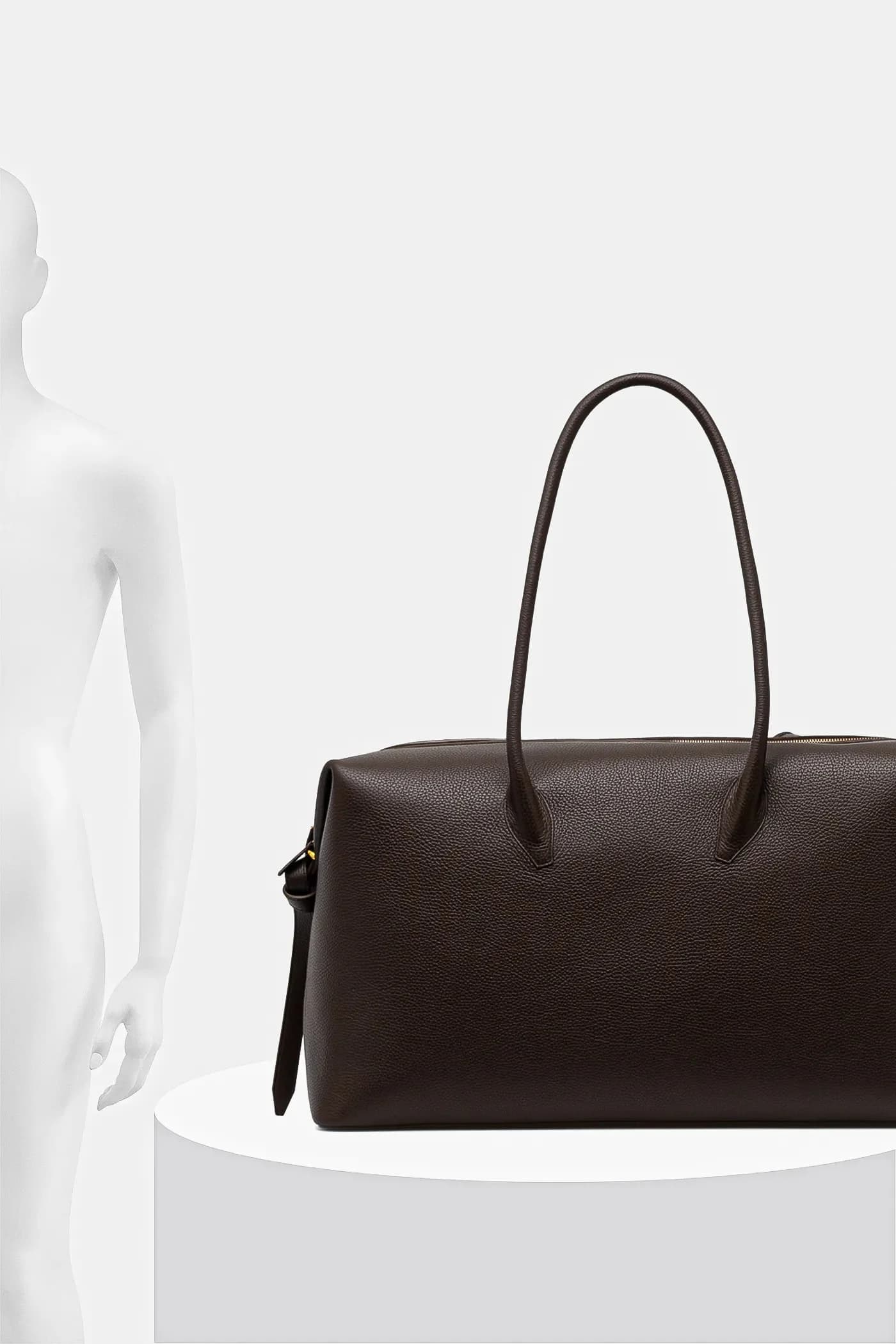 Кожаная сумка BRIOCHE WEEKENDER 53 х 31 х 20 см - фото 6