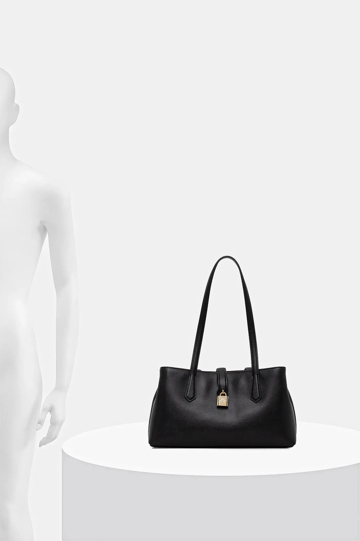 Кожаная сумка K/AUTOGRAPH - фото 8